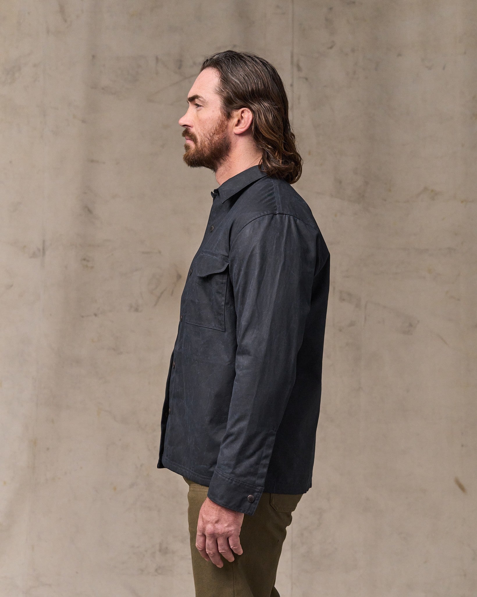 Eagle Harbor Jac-shirt - Navy - Image 3