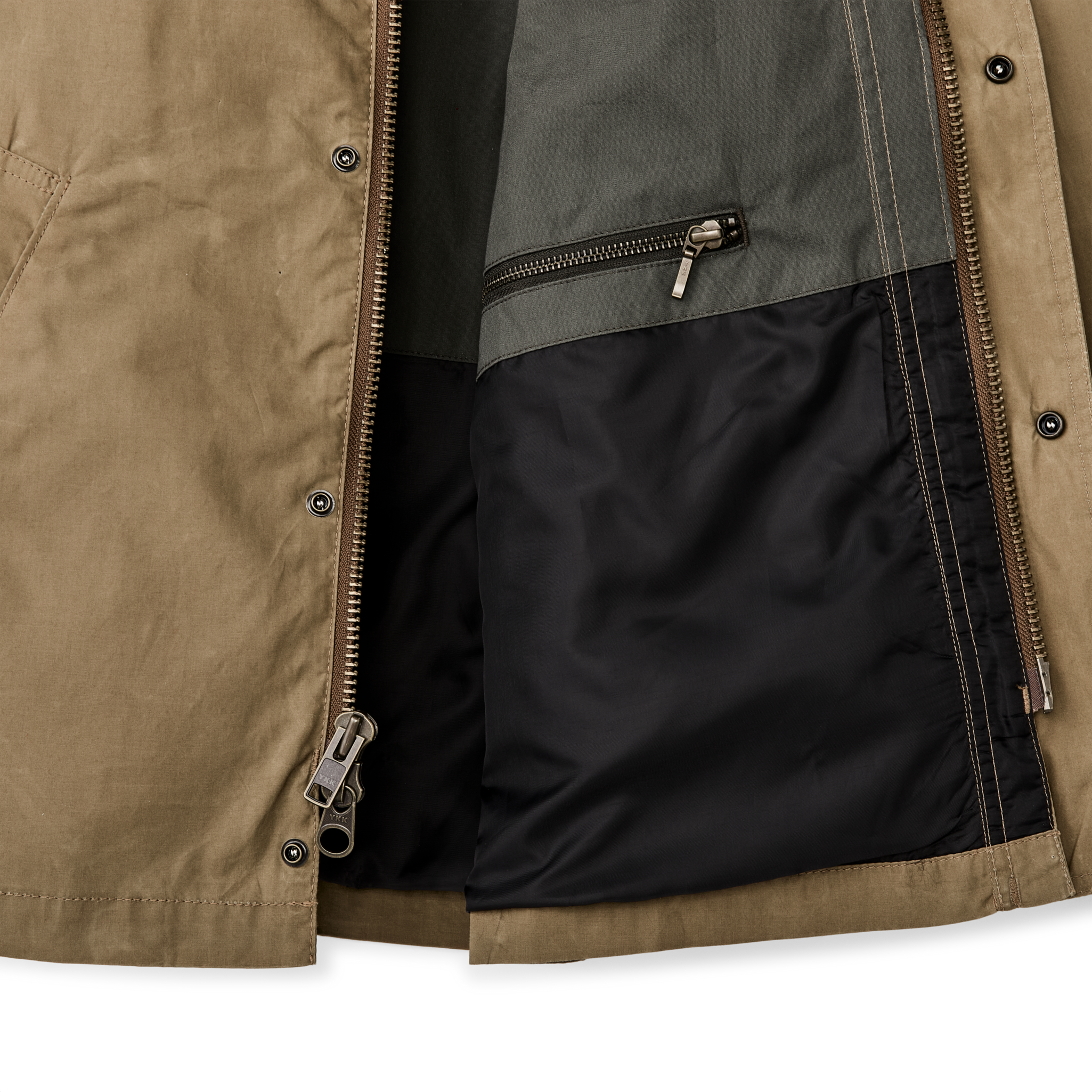 Dry Wax Short Field Jacket - Dark Beige - Image 14