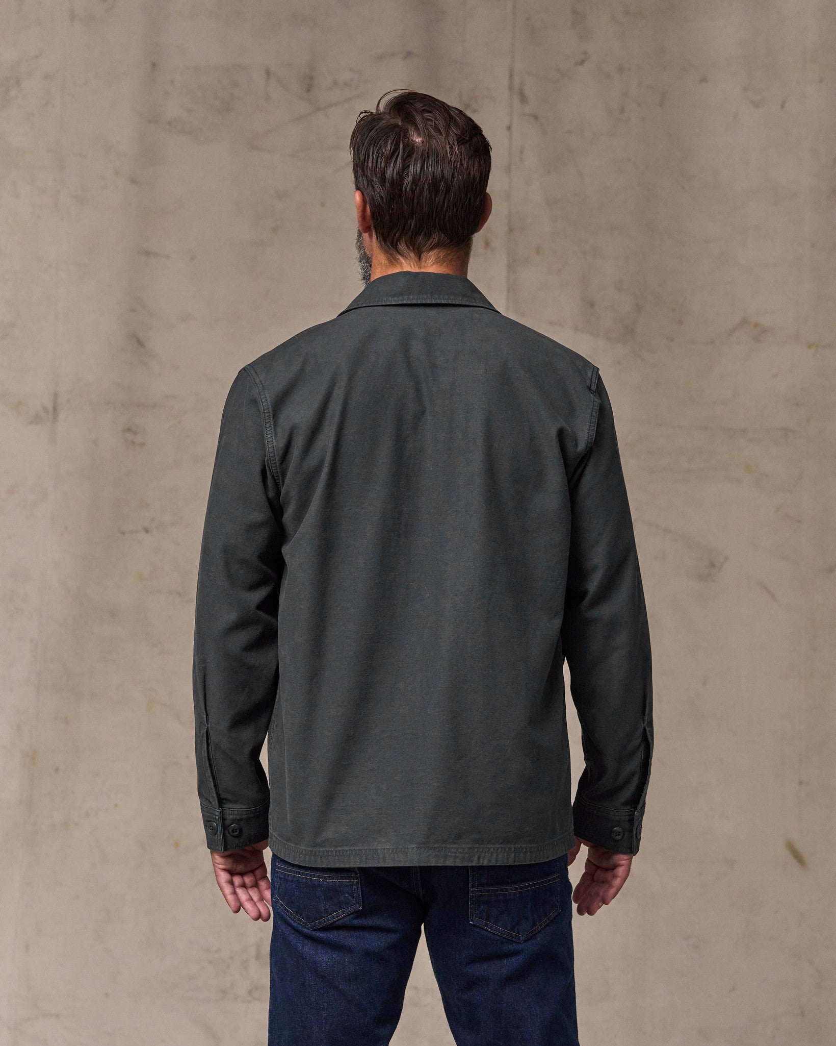 Field Jac-Shirt - Washed Faded Black - Image 2