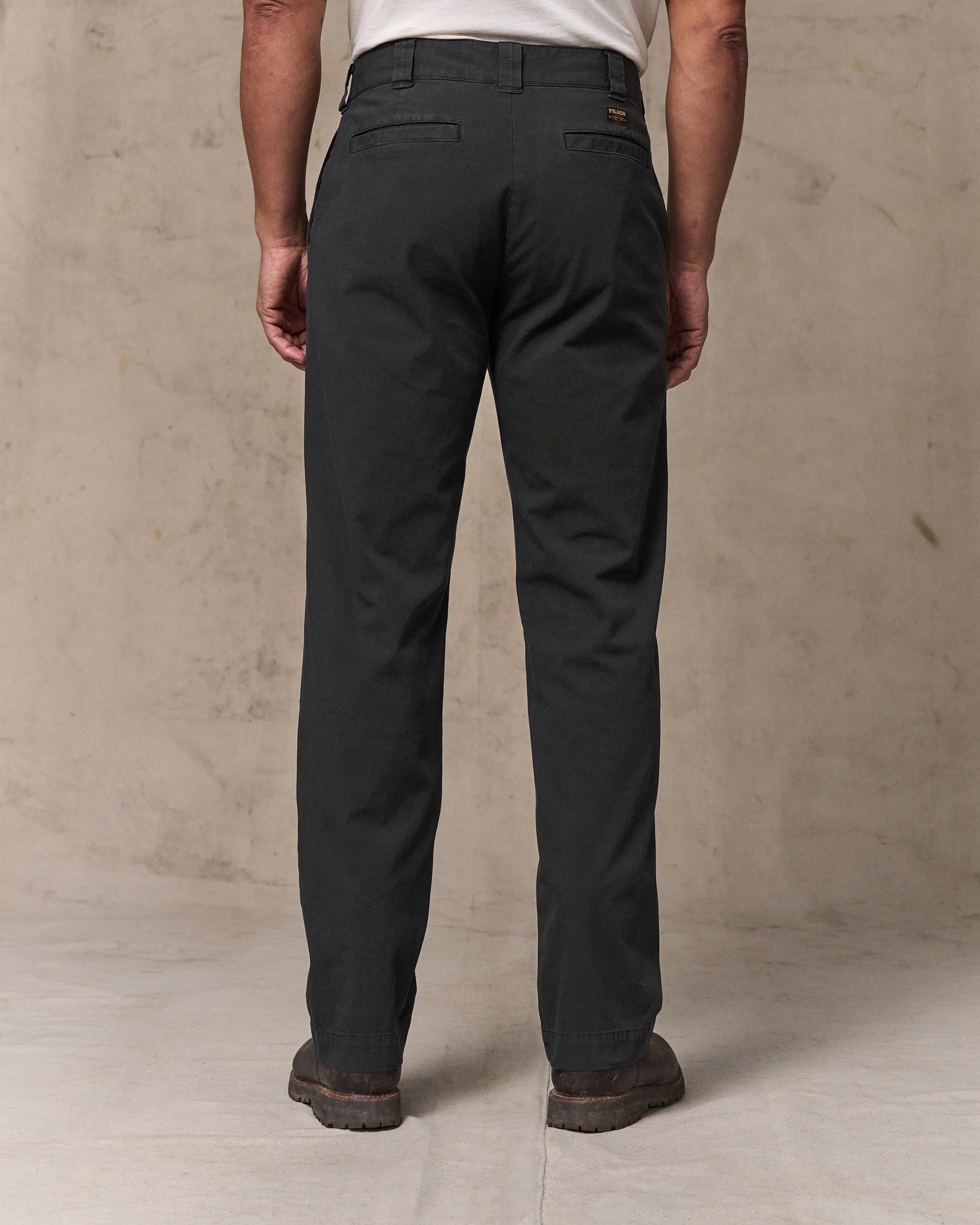 Granite Mountain Flat Front Pants - Washed Faded Black - Image 2