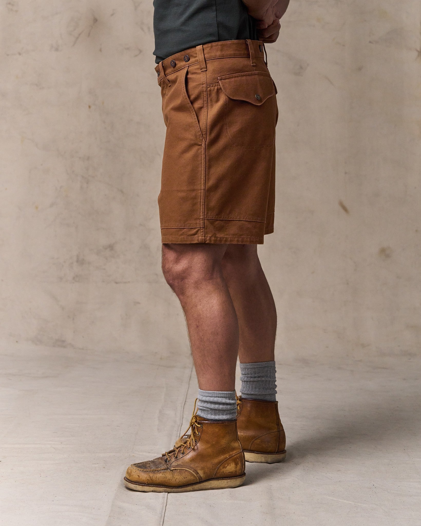 Dry Tin Cloth Shorts - Whiskey - Image 3