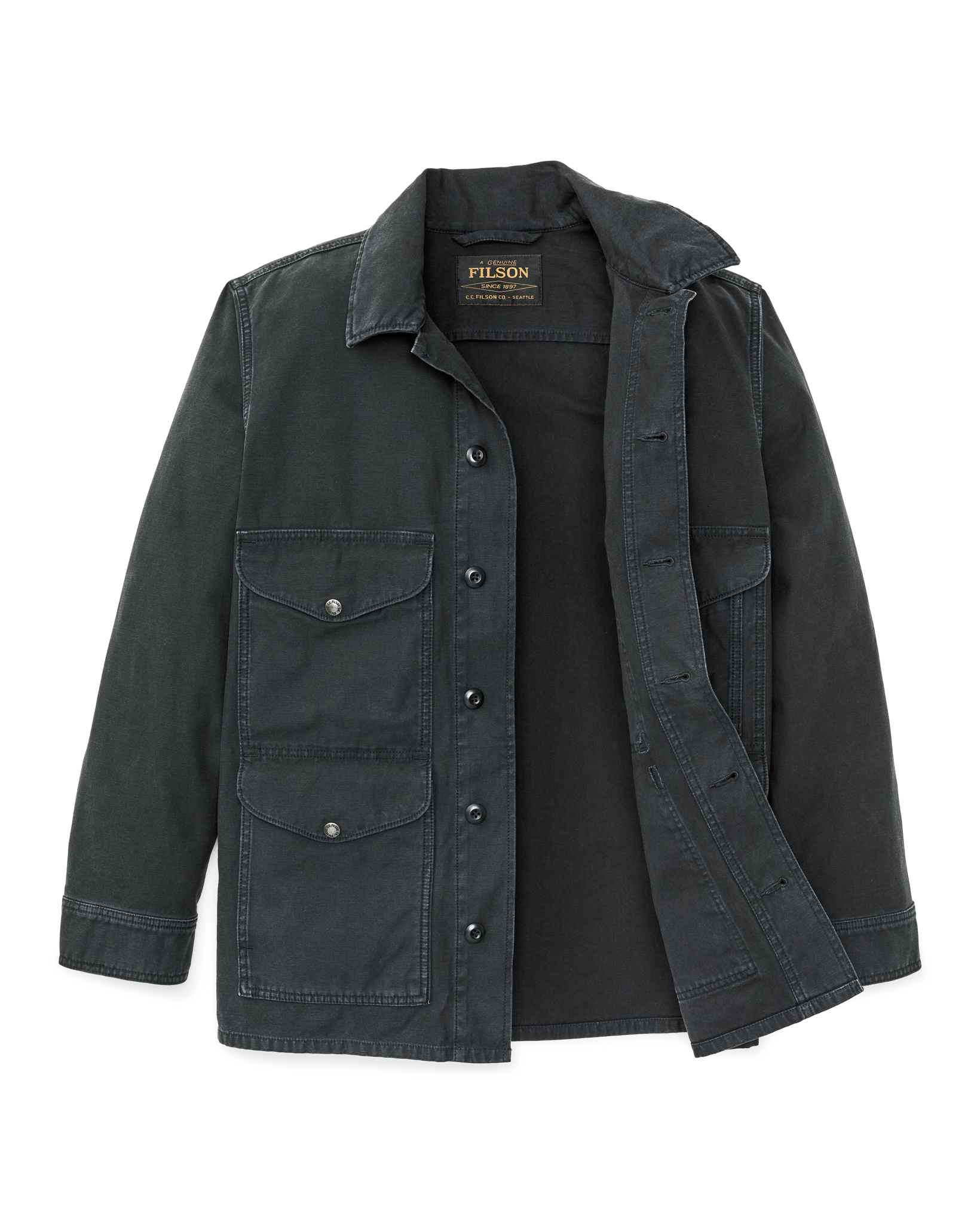 Field Cruiser Jacket - Washed Faded Black - Image 7