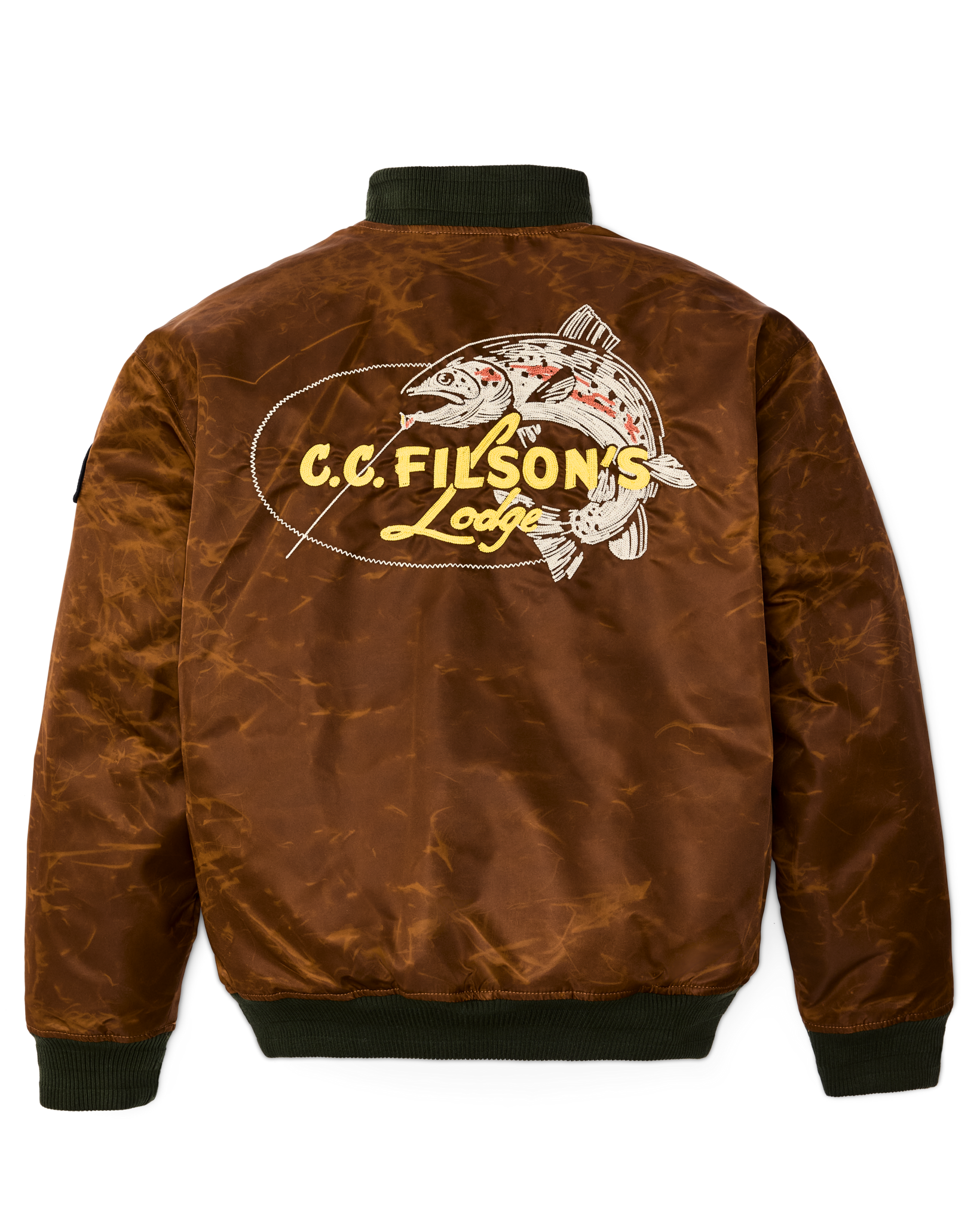 Embroidered Montlake Jacket - Whiskey - Image 8