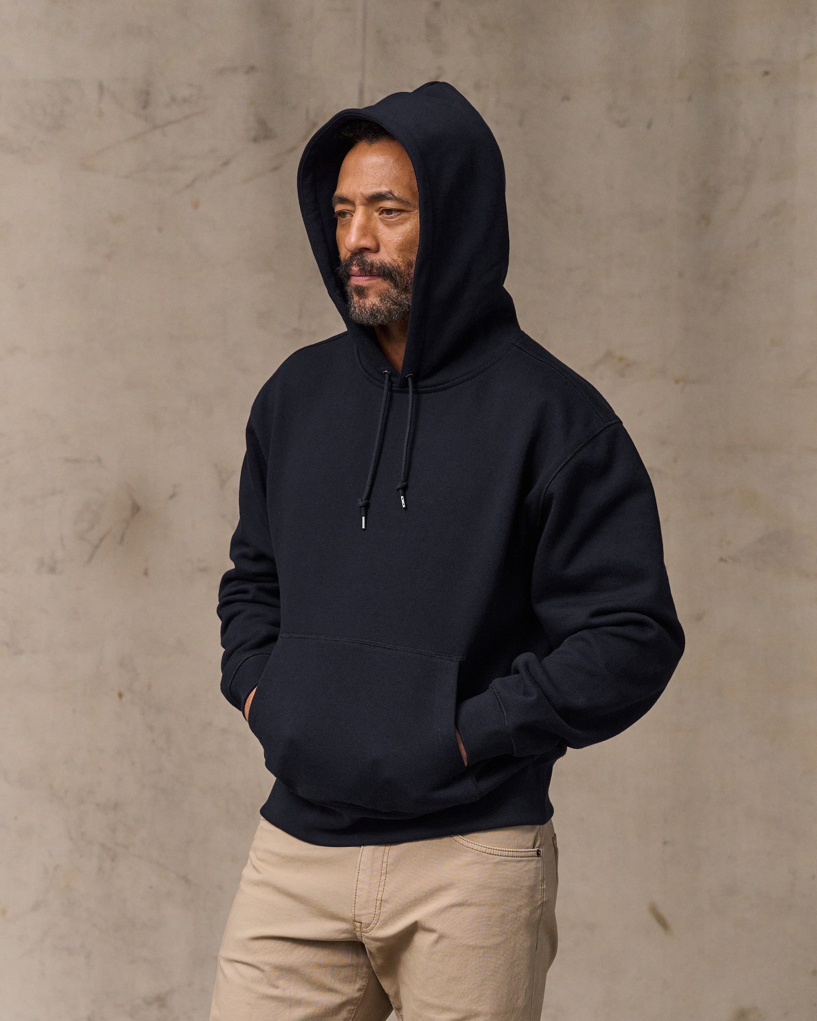 14-oz. Heritage Fleece Hoodie - Dark Indigo - Image 4