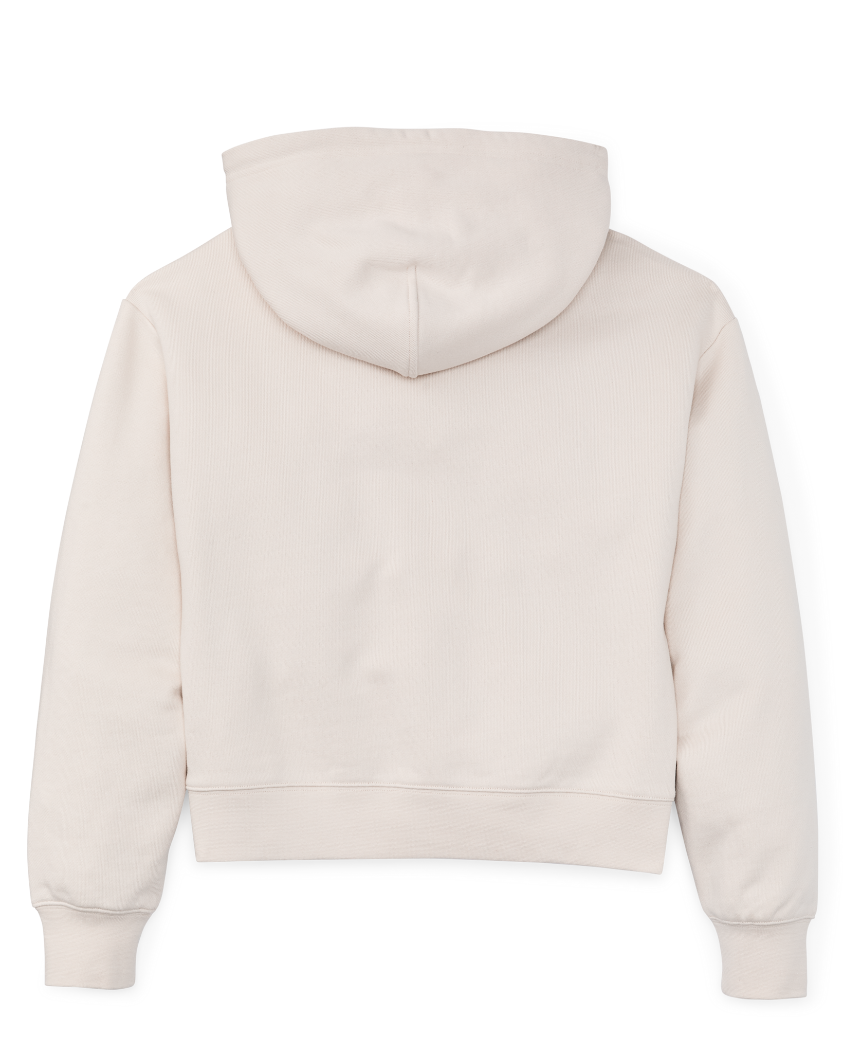 Women's French Terry Half-zip Hoodie - Ivory - Image 6