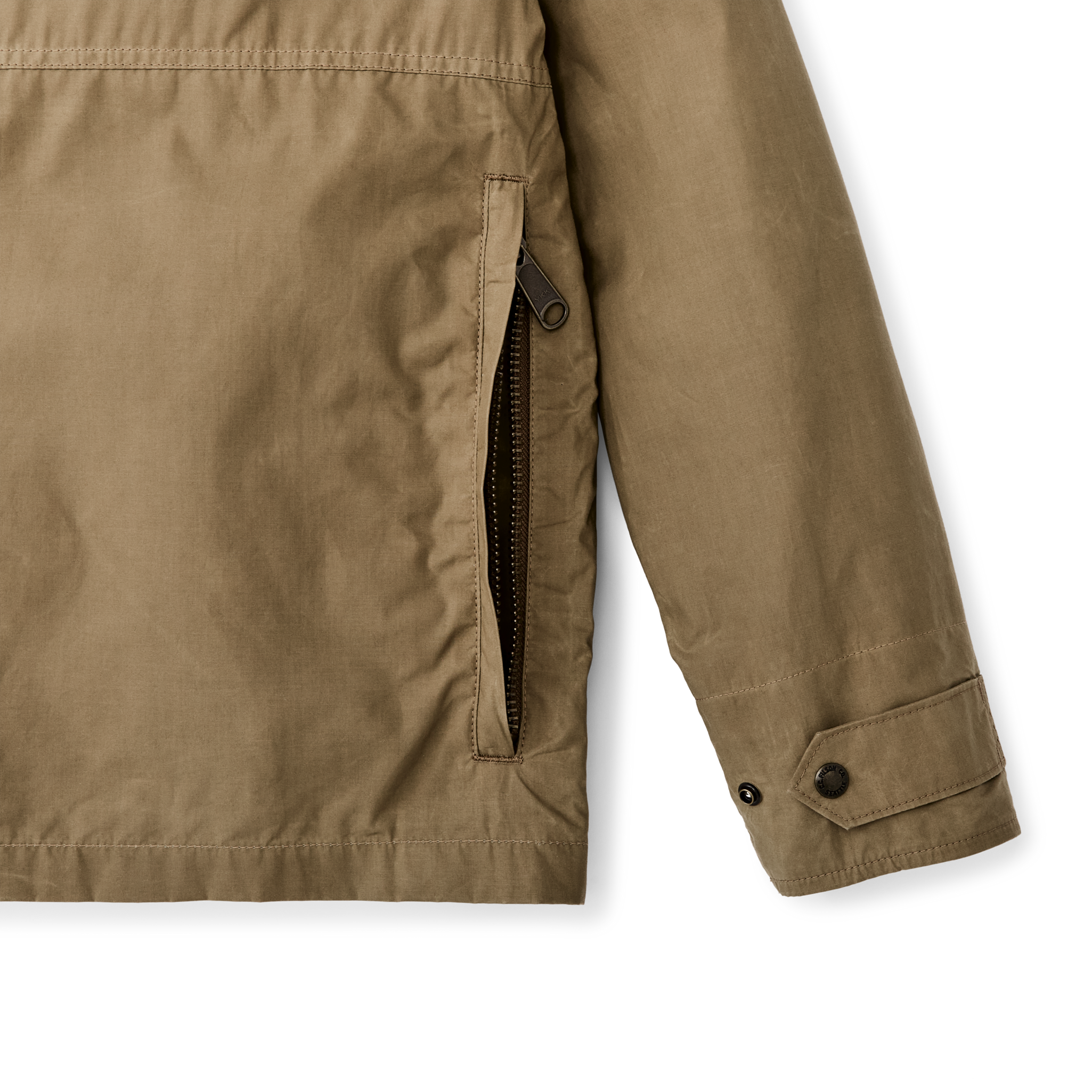 Dry Wax Short Field Jacket - Dark Beige - Image 9