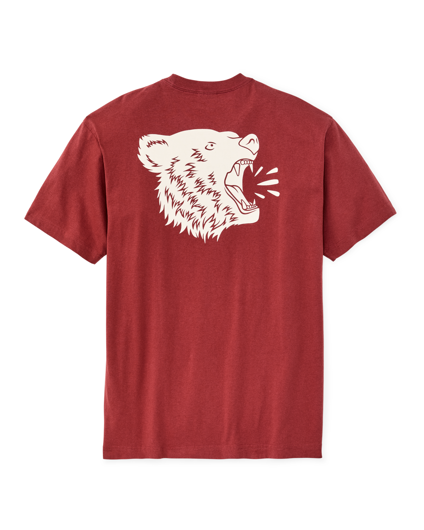 Bear Graphic T-Shirt - Chili Oil - Image 7