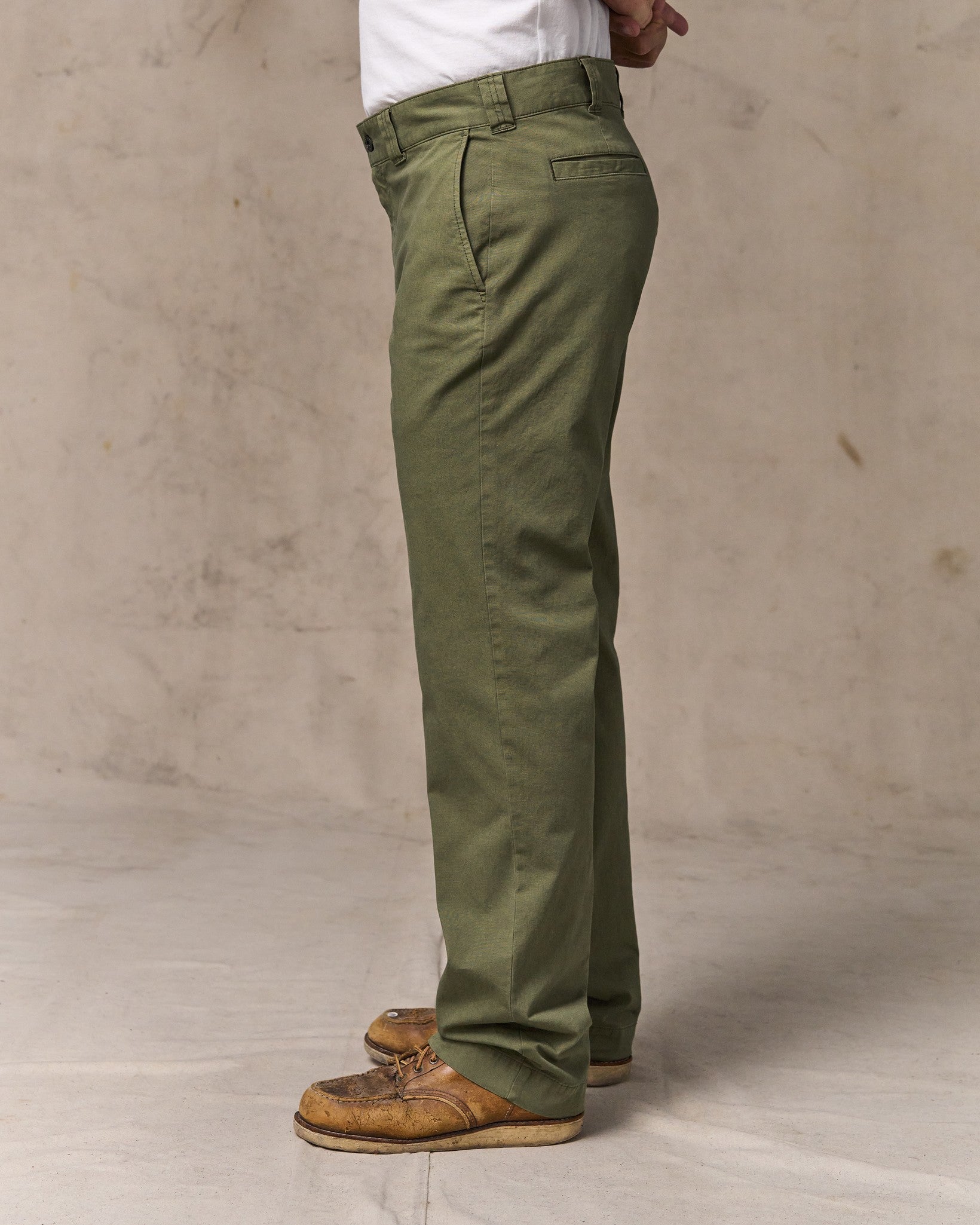 Granite Mountain Flat Front Pants - Burnt Olive - Image 4
