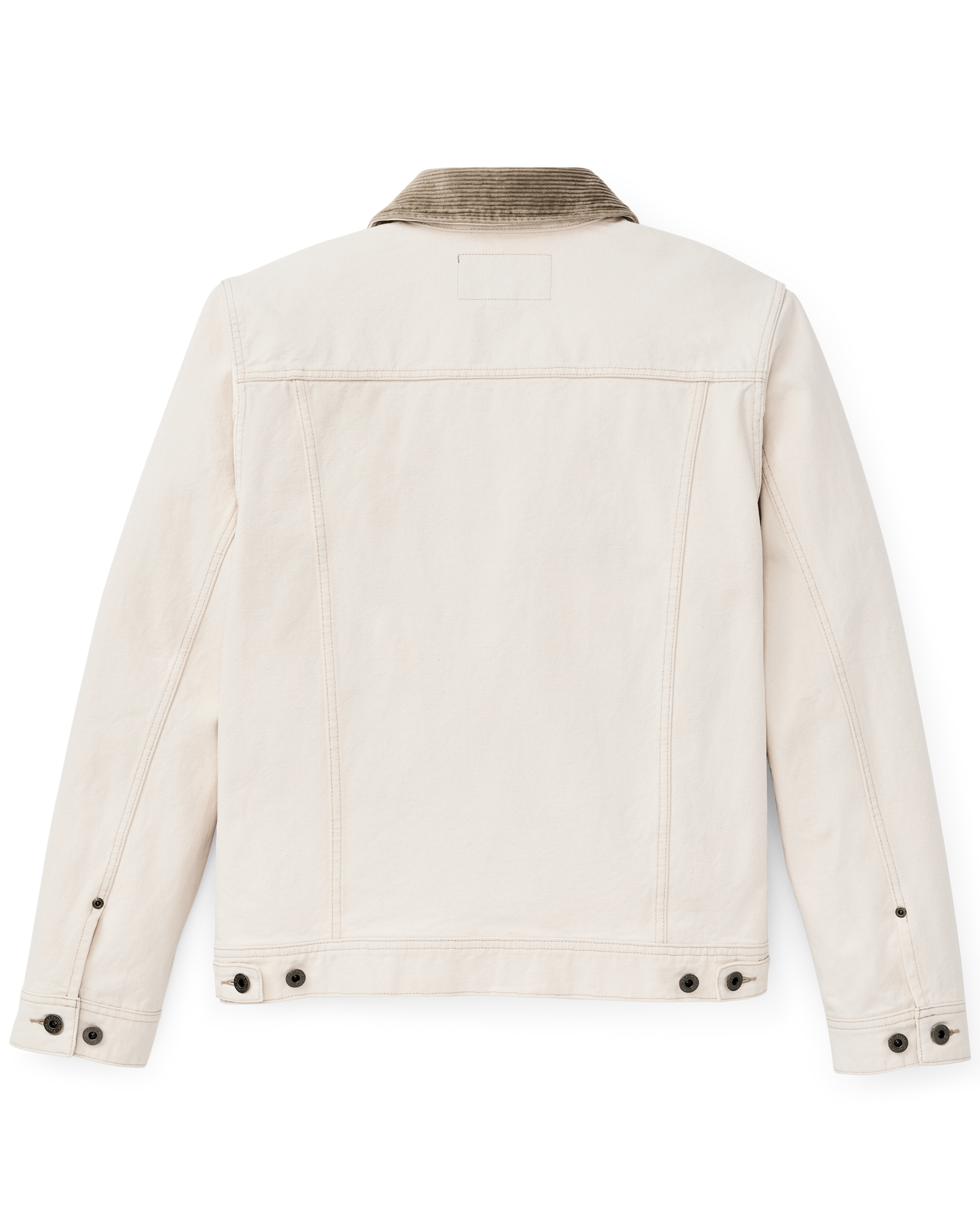 Rustic Canvas Short Cruiser Jacket - Natural Seed - Image 3