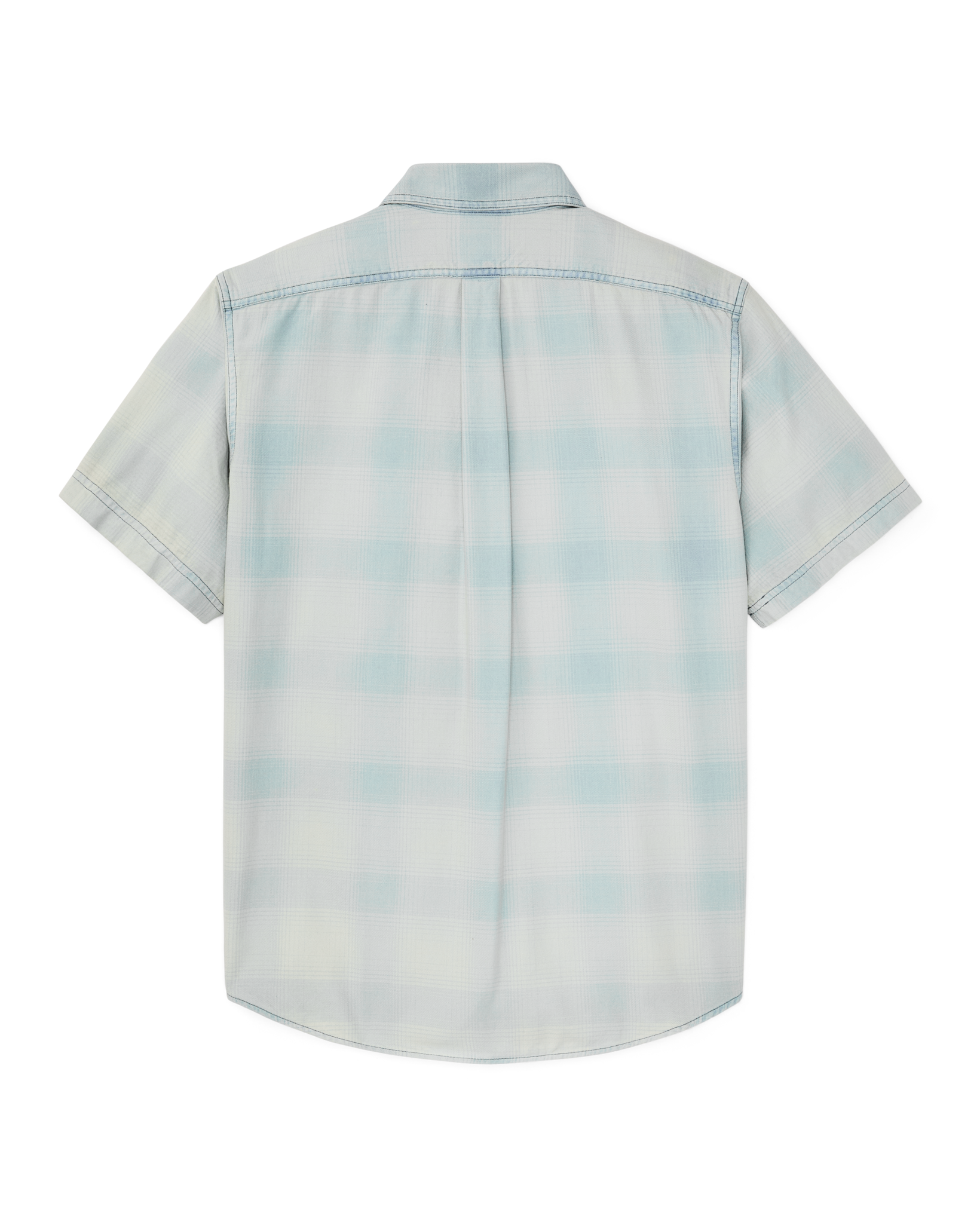 Short Sleeve Lightweight Alaskan Guide Shirt - Indigo Plaid - Image 6