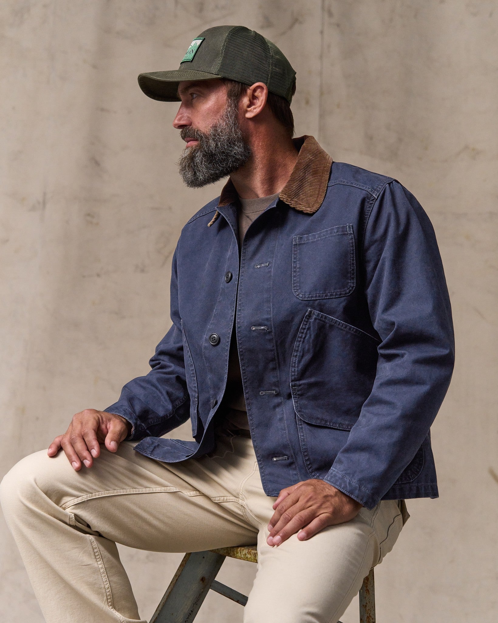 Canvas Outfitter Jacket - Blue Mussel - Image 4