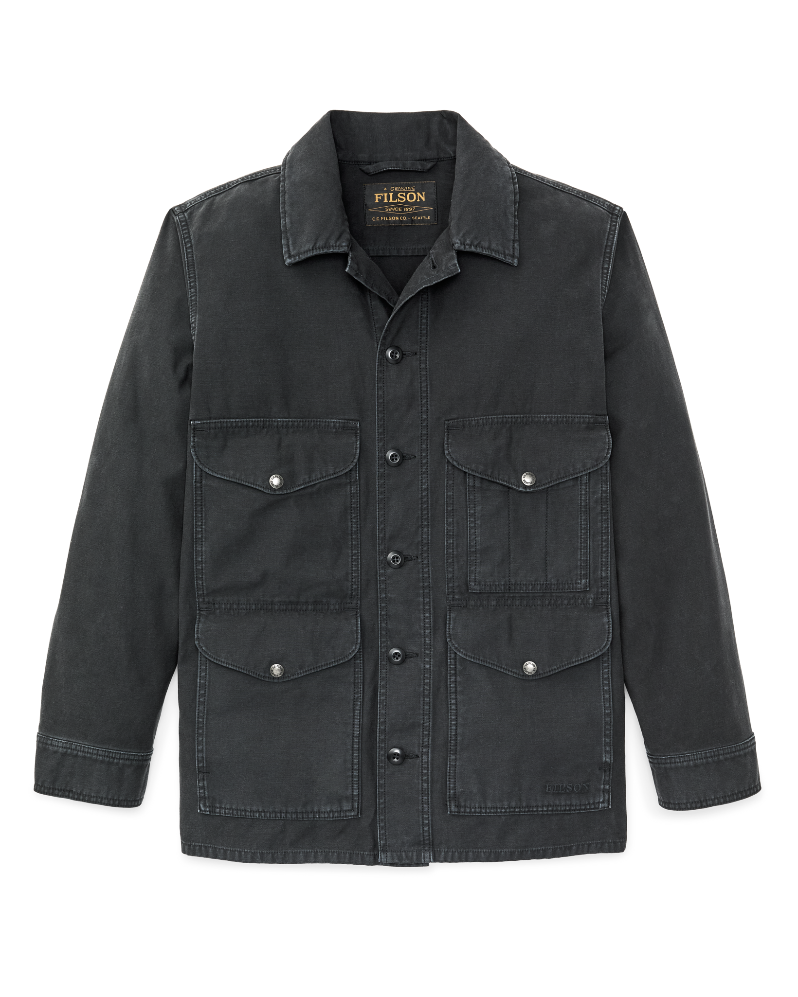 Field Cruiser Jacket - Washed Faded Black - Image 5