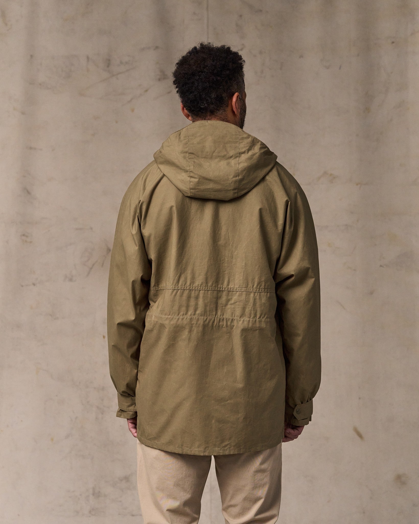 Dry Wax Omak Coat - Dark Beige - Image 2