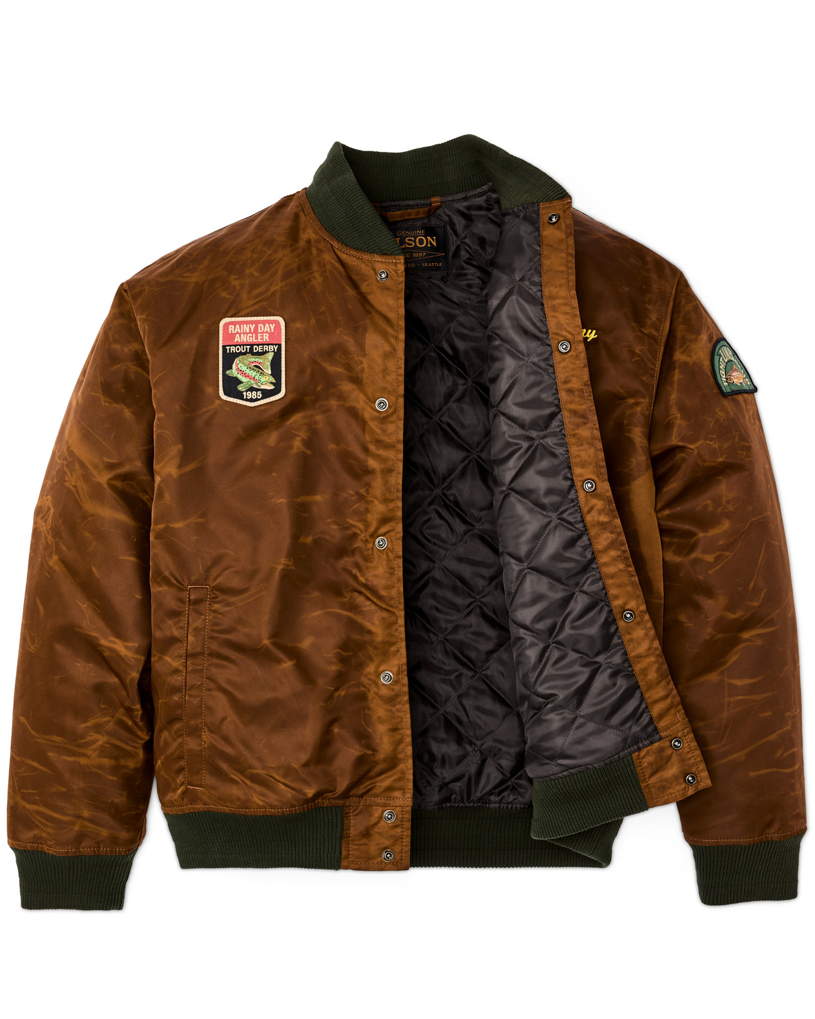 Embroidered Montlake Jacket - Whiskey - Image 10