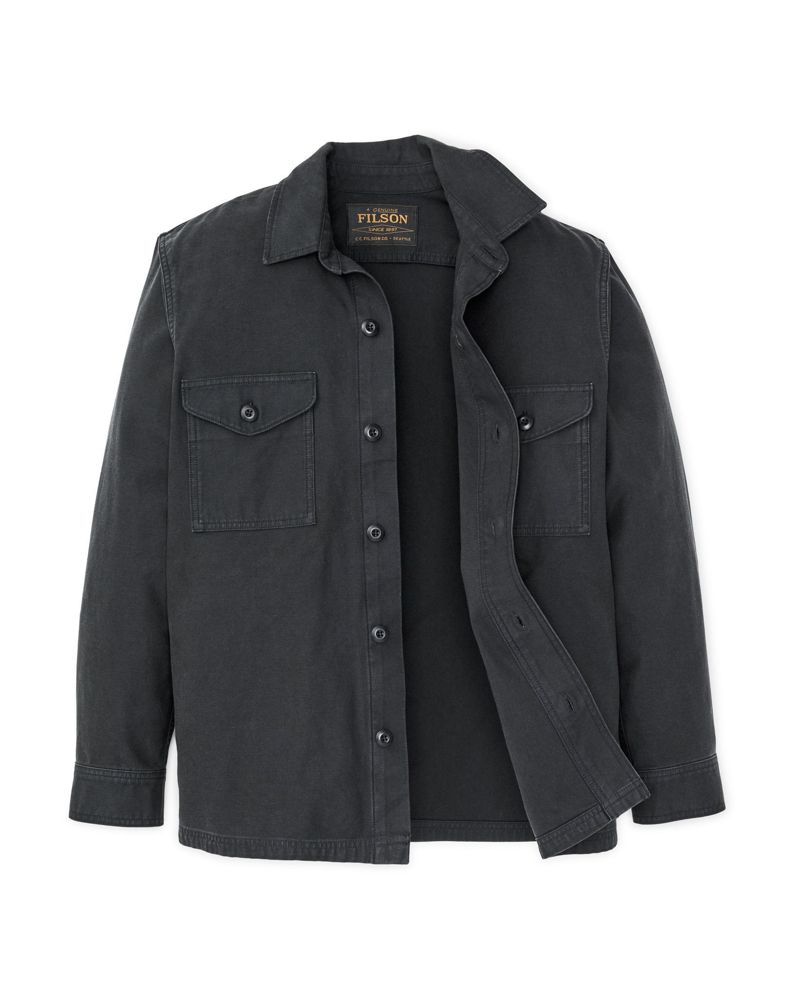 Field Jac-Shirt - Washed Faded Black - Image 6