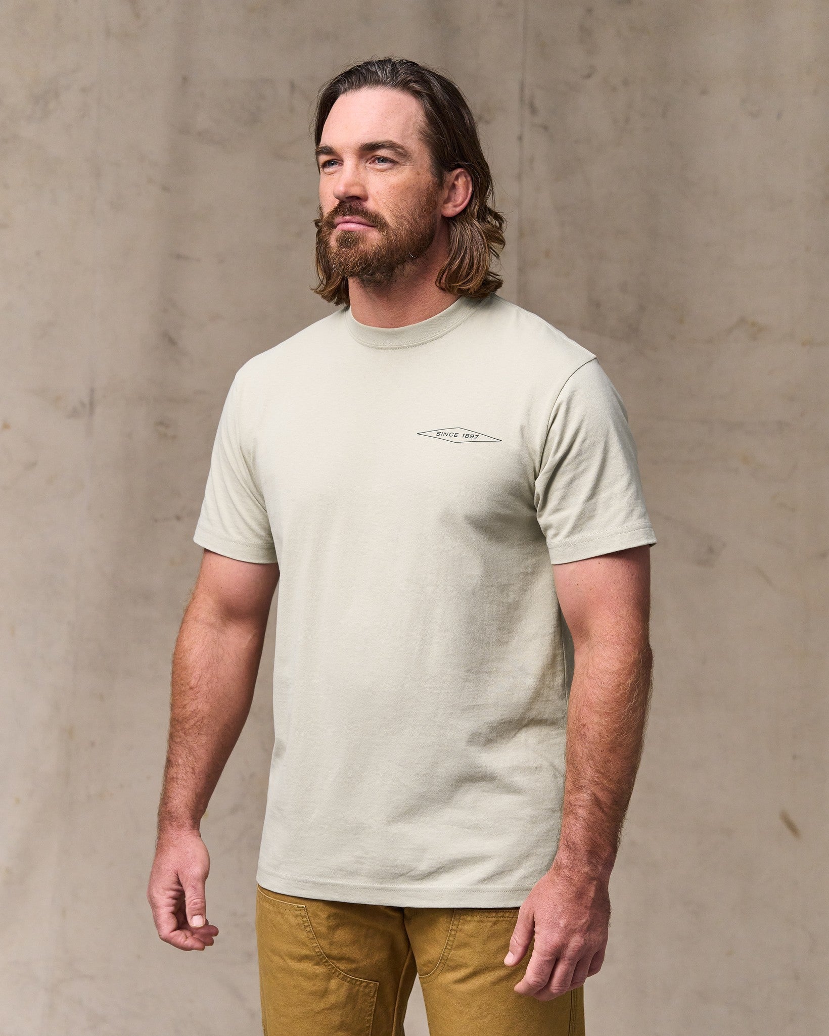 Diamond Graphic T-shirt - Gray Sky