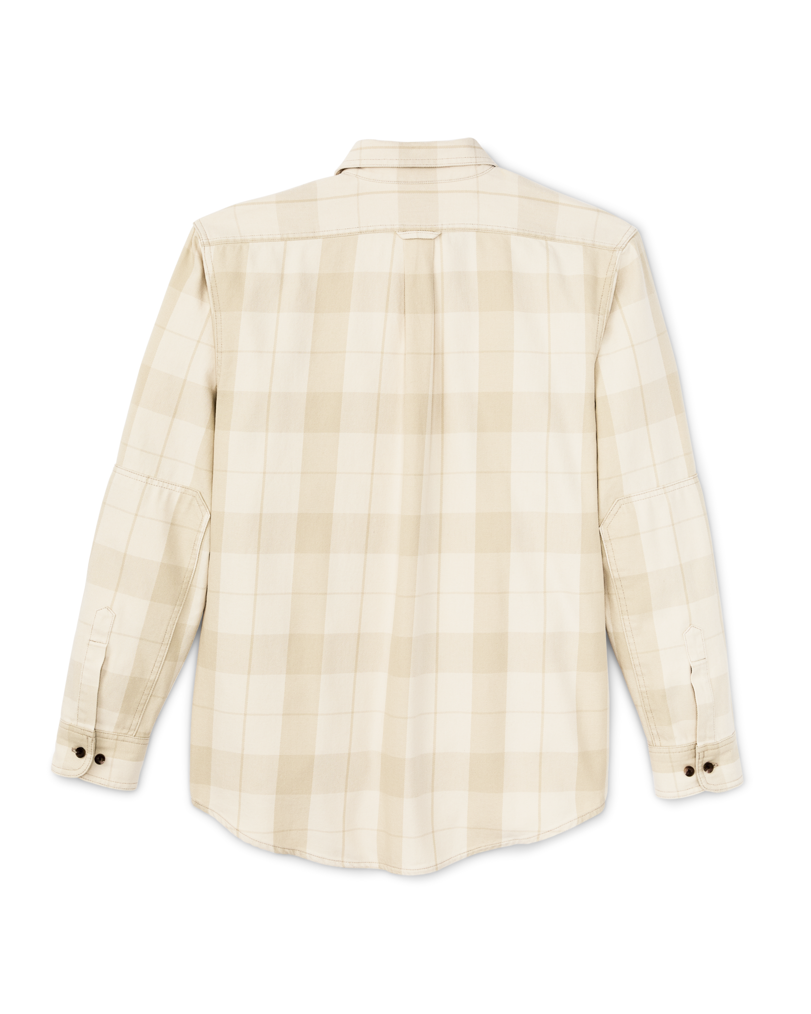 Vintage Wash Alaskan Guide Shirt - Sand / Stone Plaid - Image 6