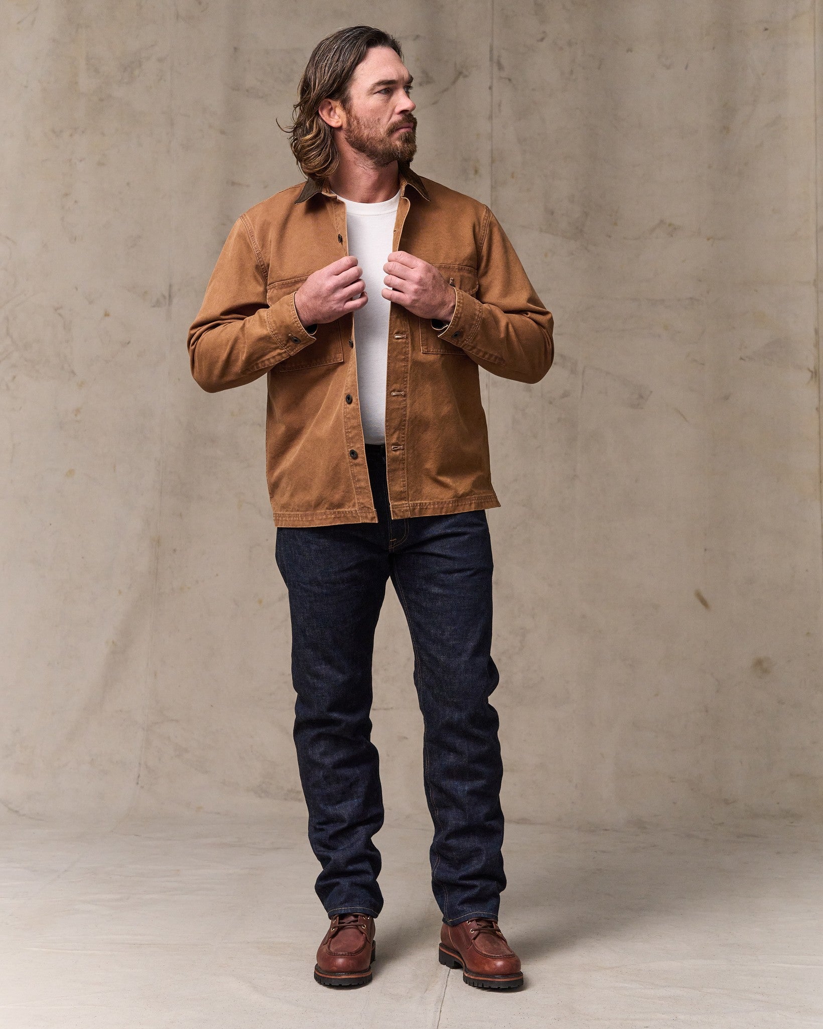 Rustic Canvas Jac-shirt - Whiskey - Image 5