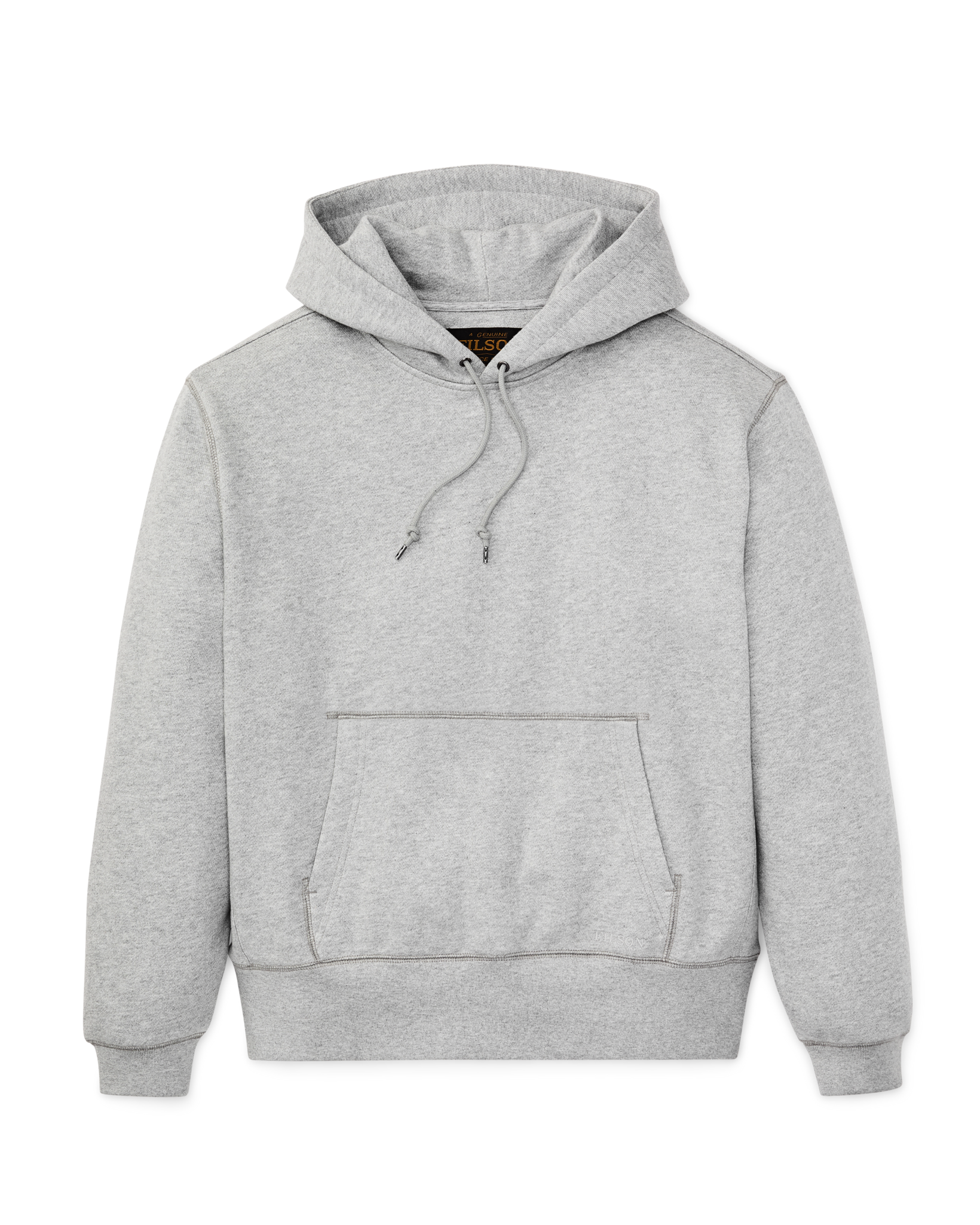 14-oz. Heritage Fleece Hoodie - Gray Heather - Image 5