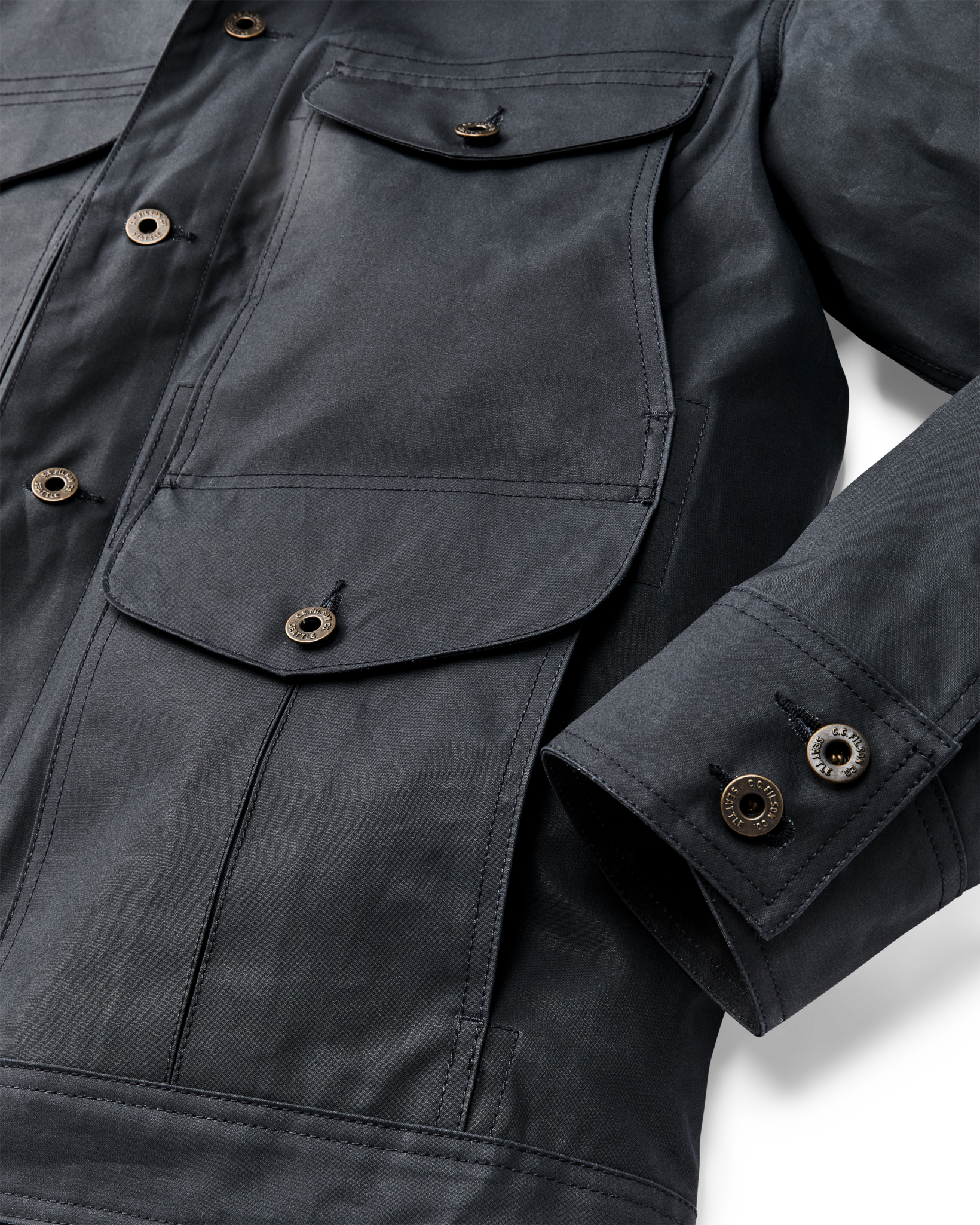 Dry Wax Journeyman Jacket - Navy - Image 3
