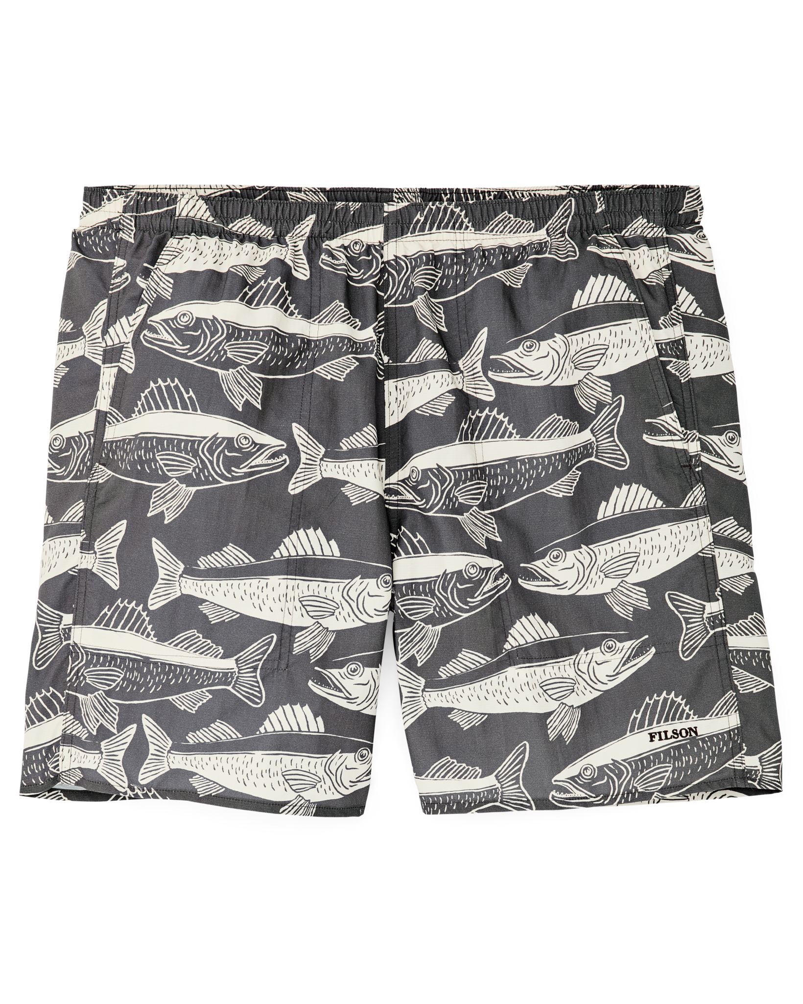 Oxbow Lake Trunks - Beluga Print - Image 5