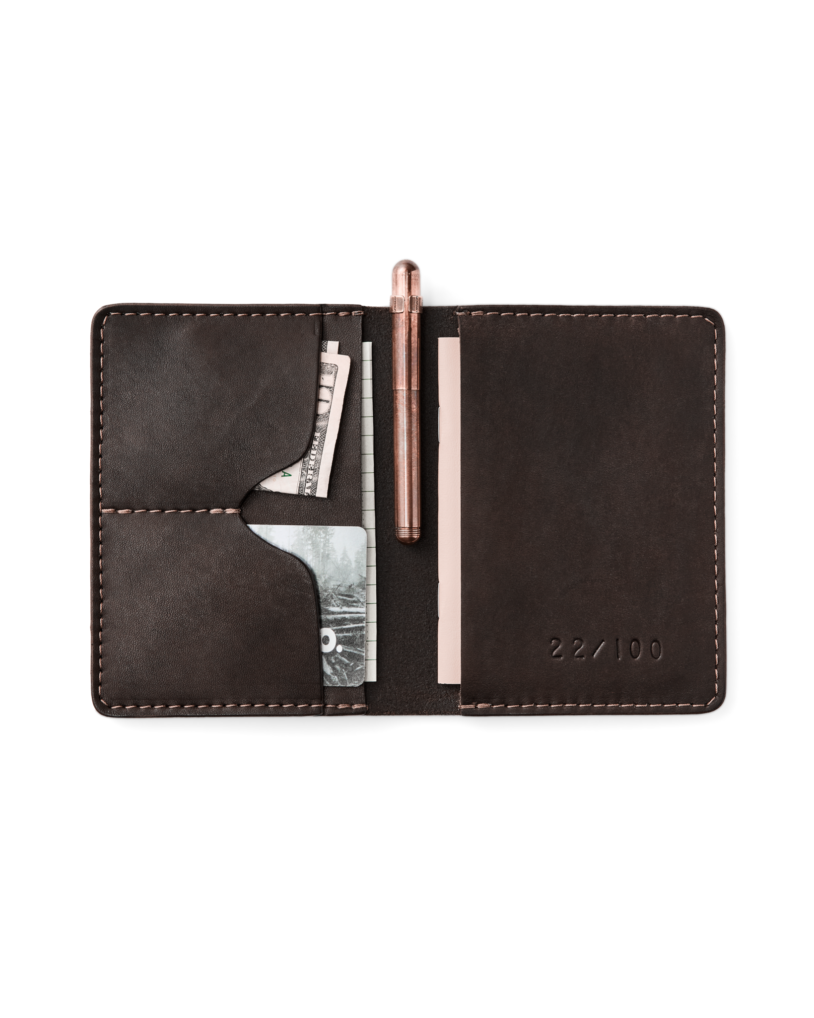 Workshop Notebook Wallet - Sierra Brown - Image 3