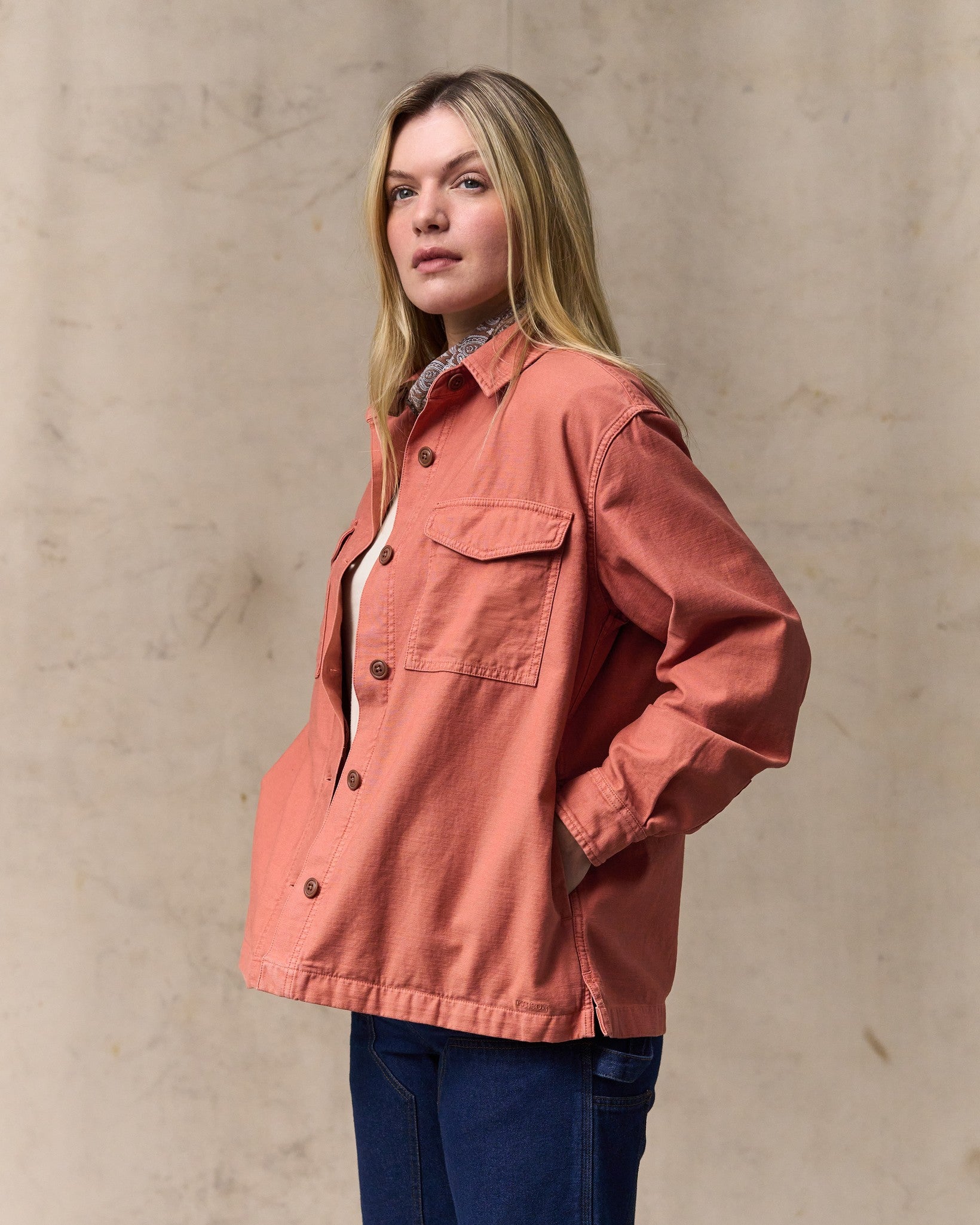 Women's Field Jac-Shirt - Copper Brown - Image 3