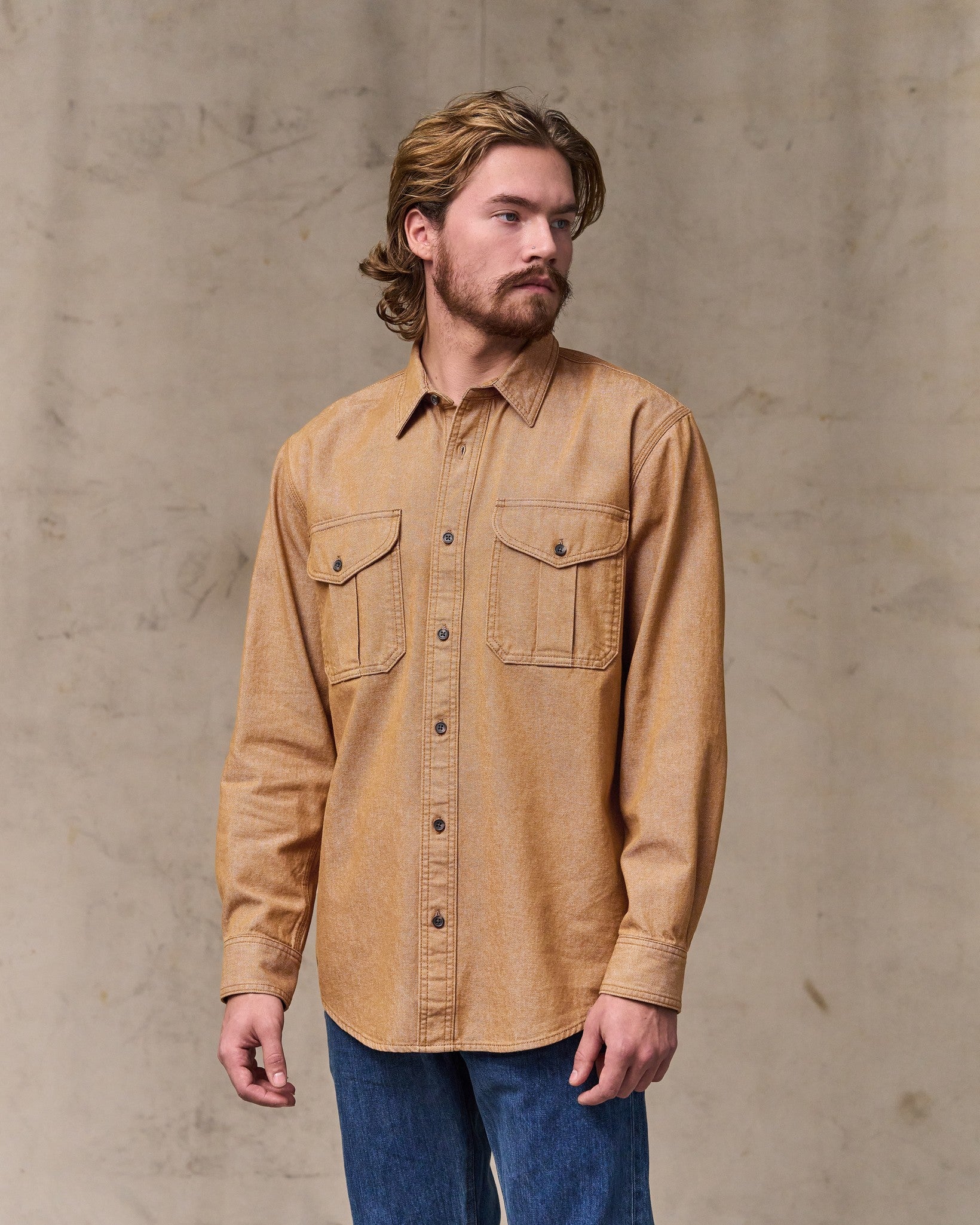 Denim Guide Shirt - Harvest Tan - Image 4