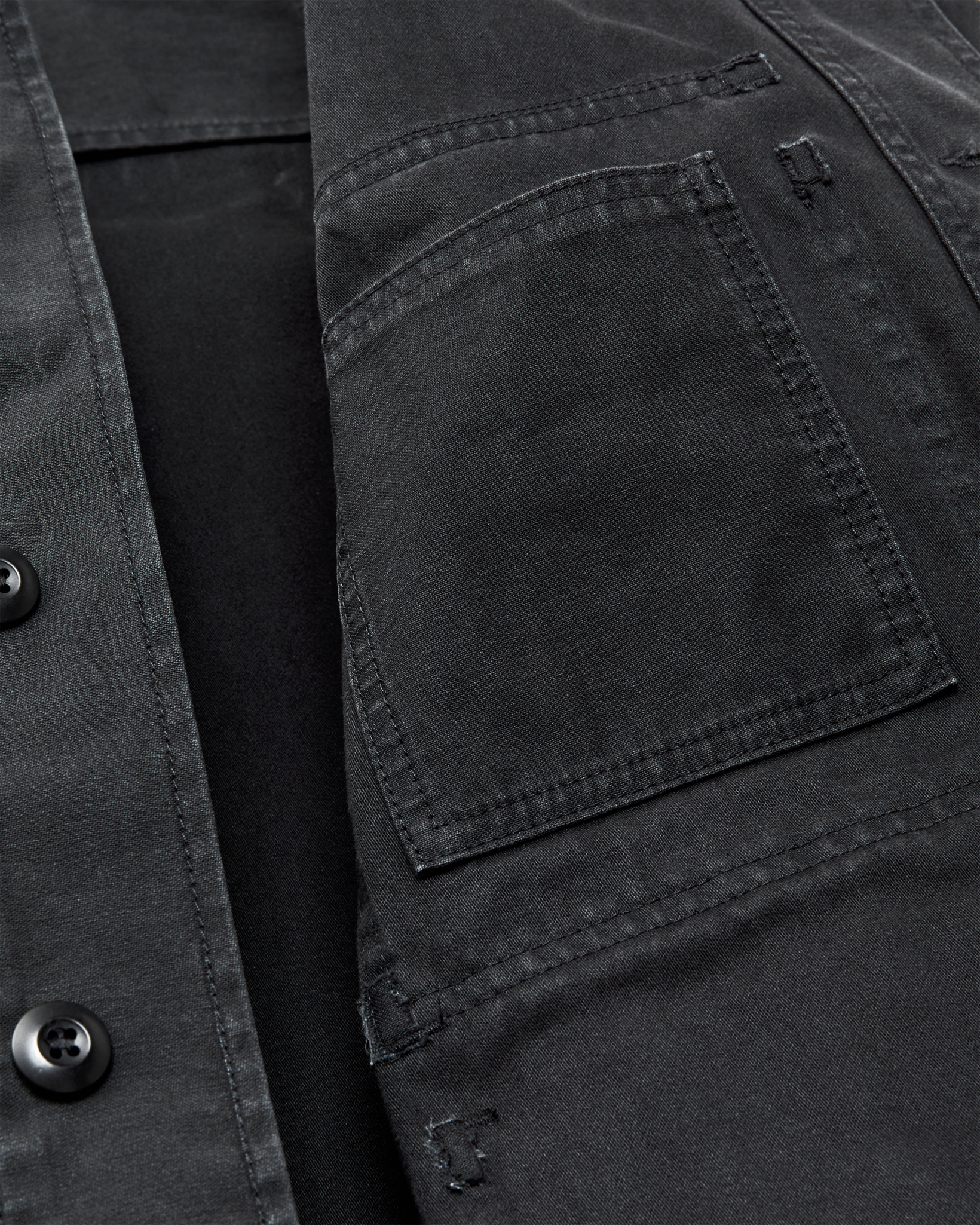 Field Cruiser Jacket - Washed Faded Black - Image 9