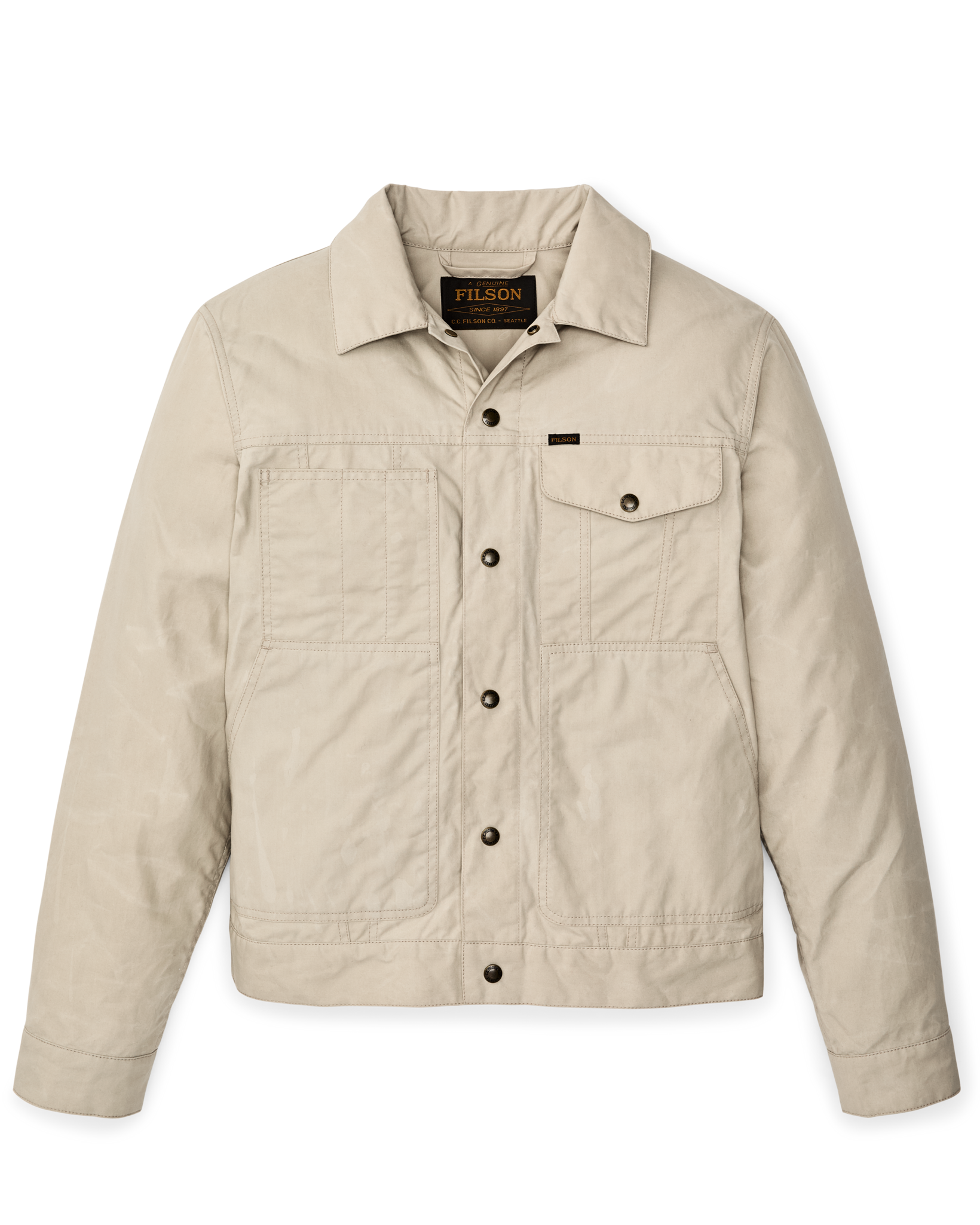 Dry Wax Short Cruiser Jacket - Quail Tan - Image 5
