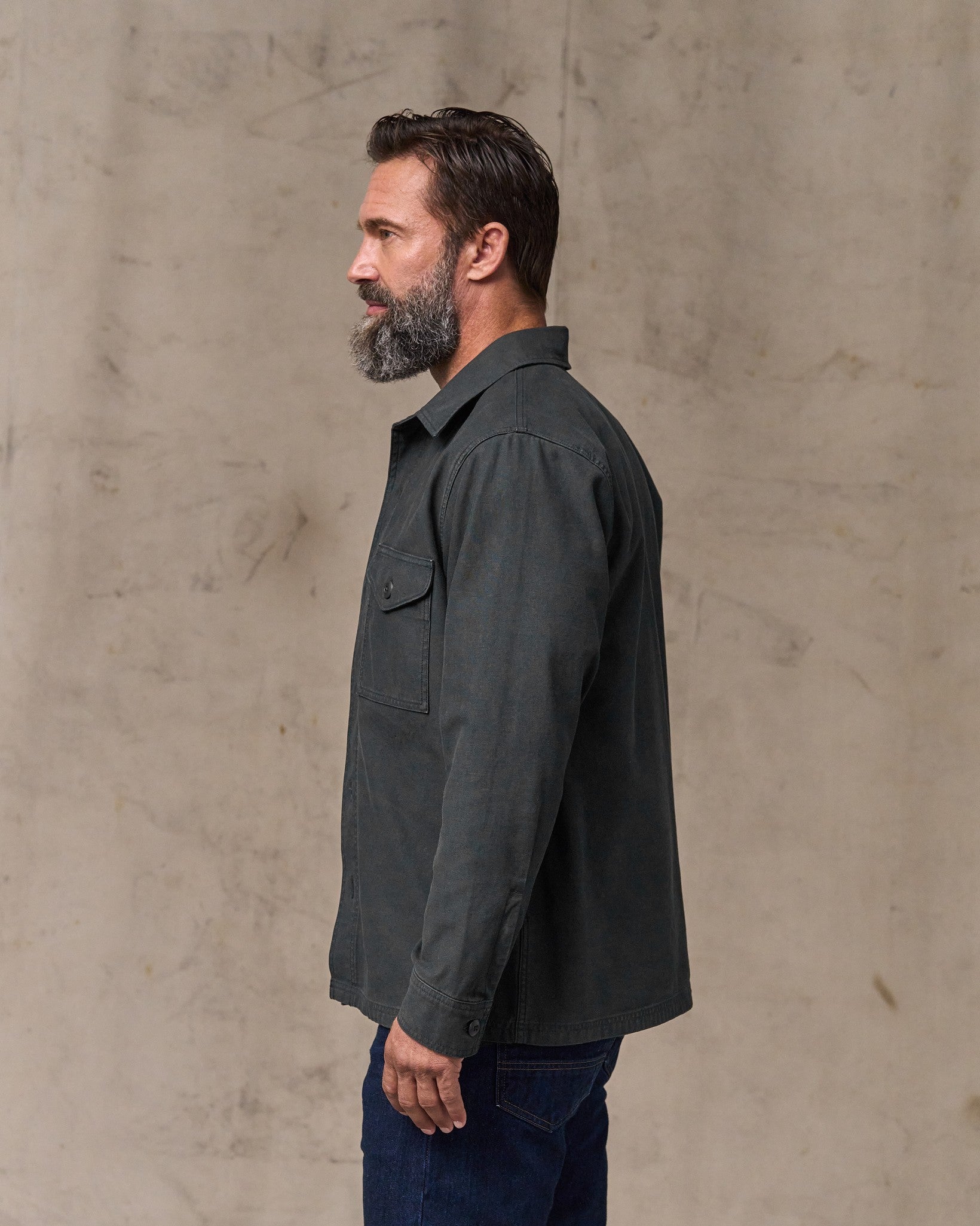 Field Jac-Shirt - Washed Faded Black - Image 3