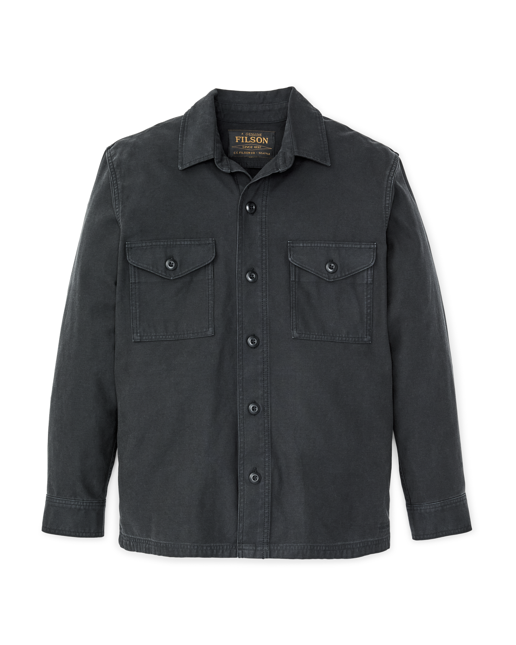 Field Jac-Shirt - Washed Faded Black - Image 4