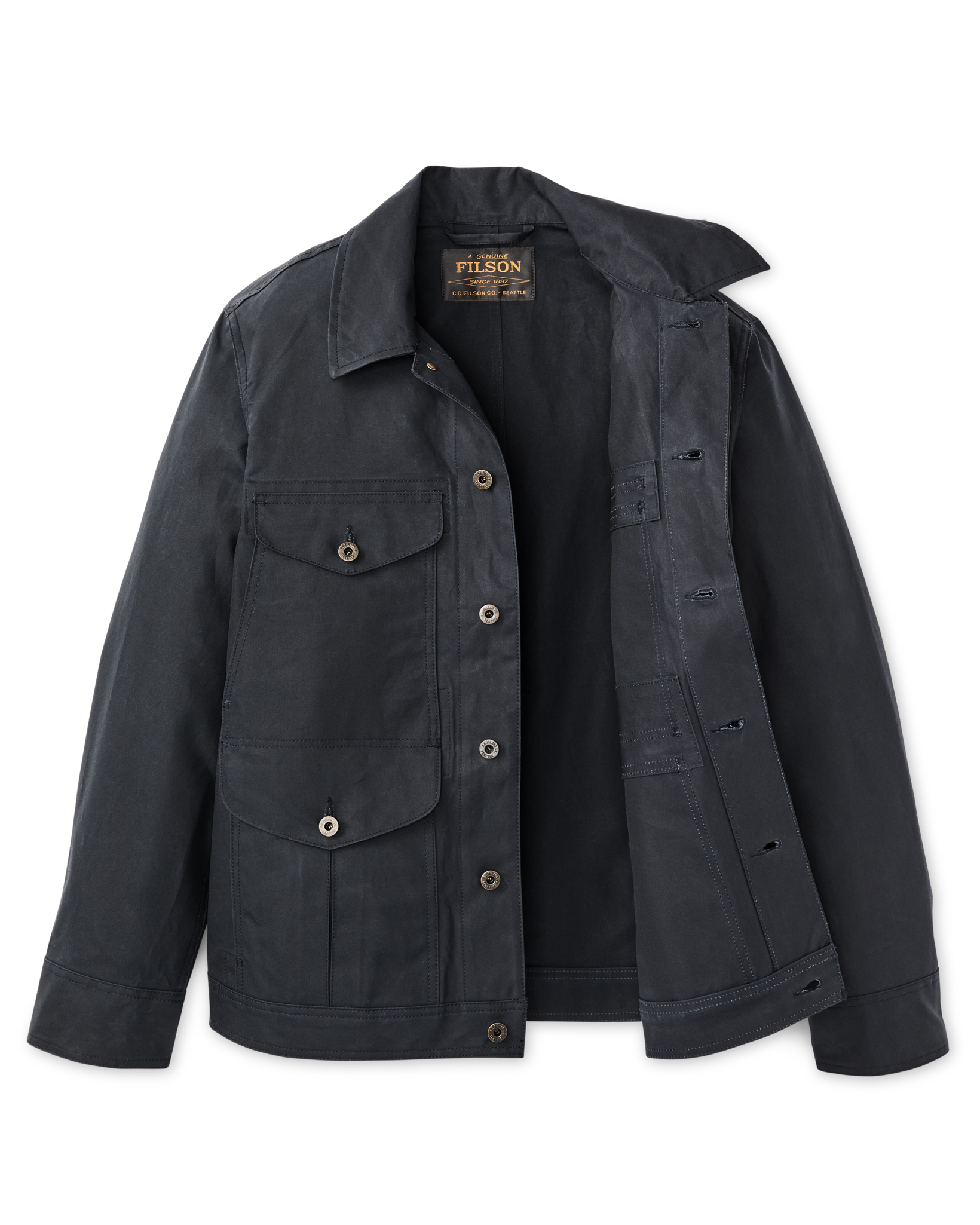 Dry Wax Journeyman Jacket - Navy - Image 2