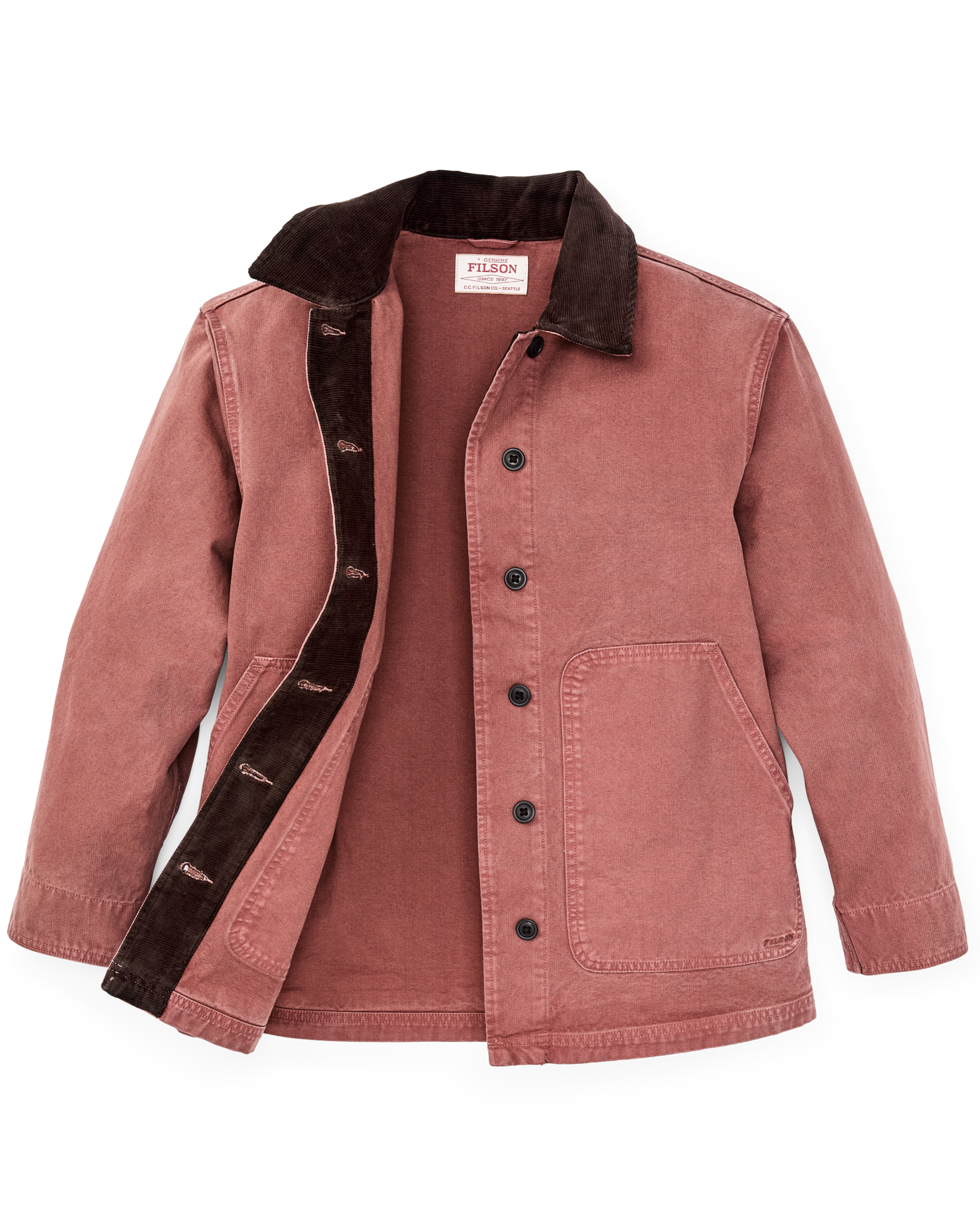 Women's Canvas Barn Coat - Mahogany - Image 7