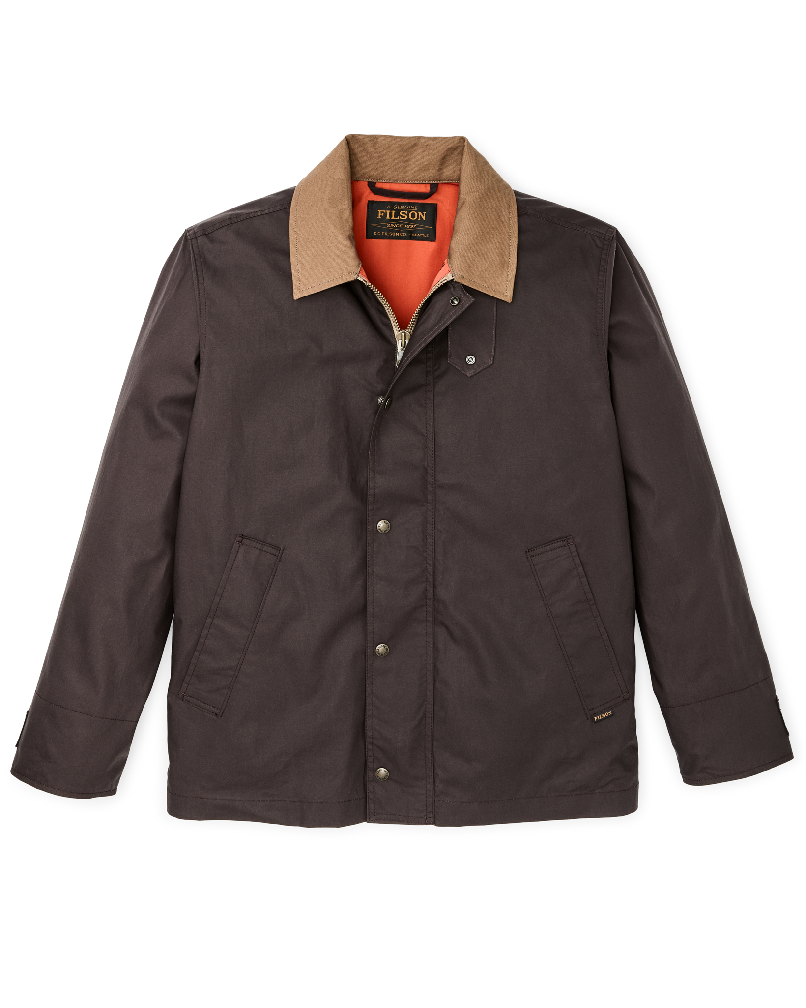 Dry Wax Short Field Jacket - Dark Brown - Image 5