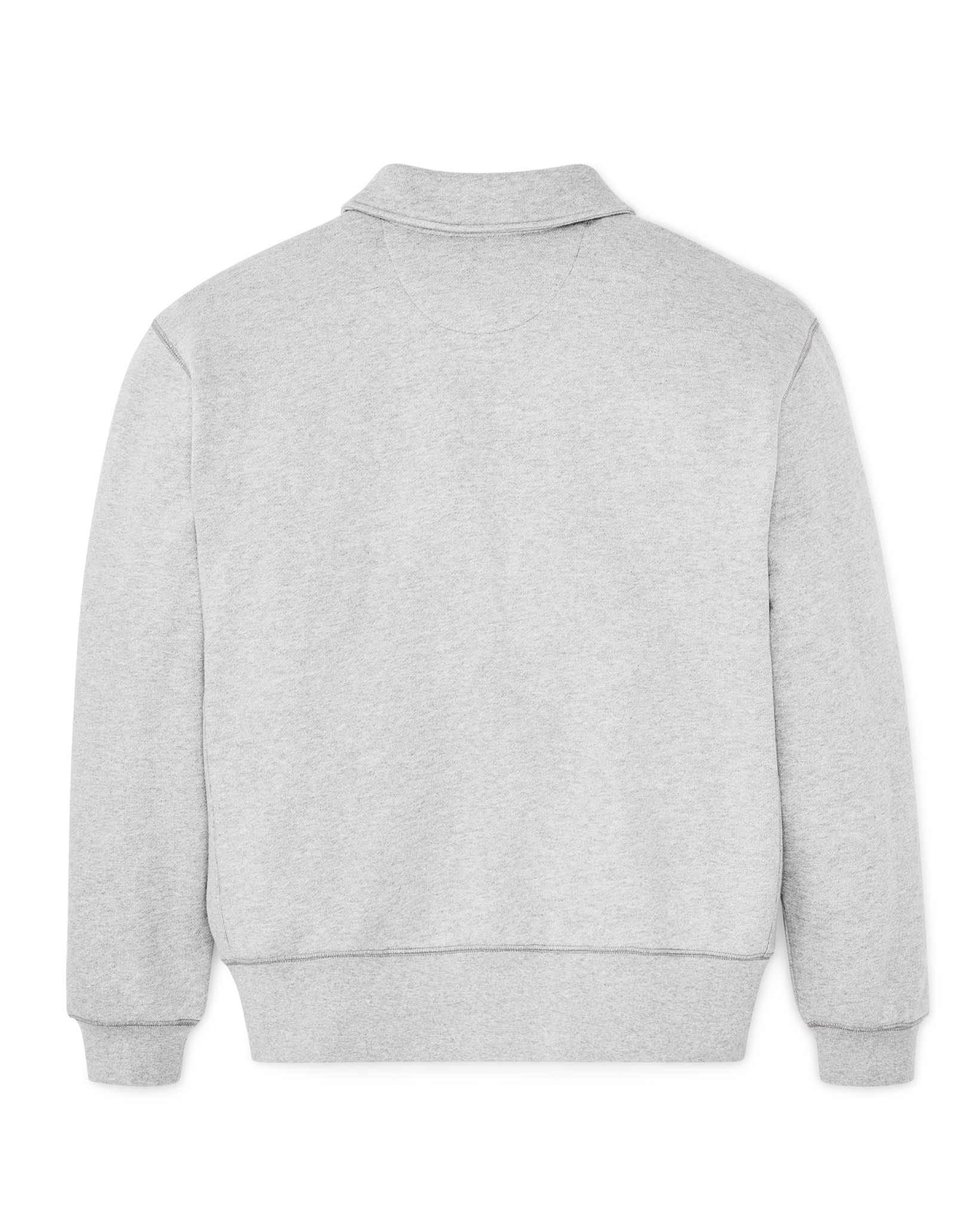 14-oz. Heritage Fleece Quarter Zip - Gray Heather - Image 6