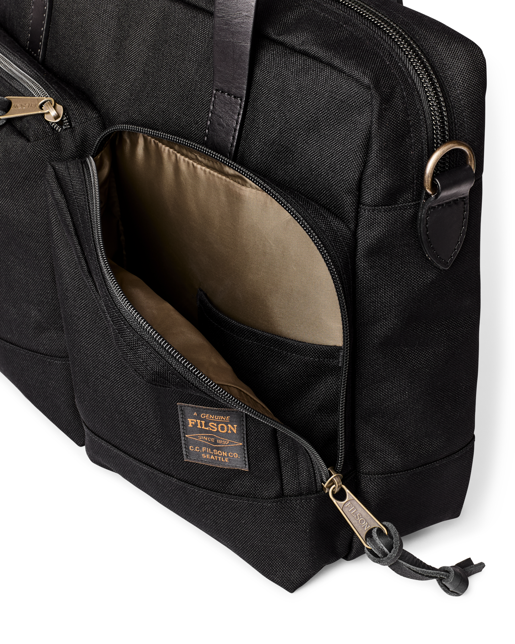 Dryden Briefcase - Black - Image 6