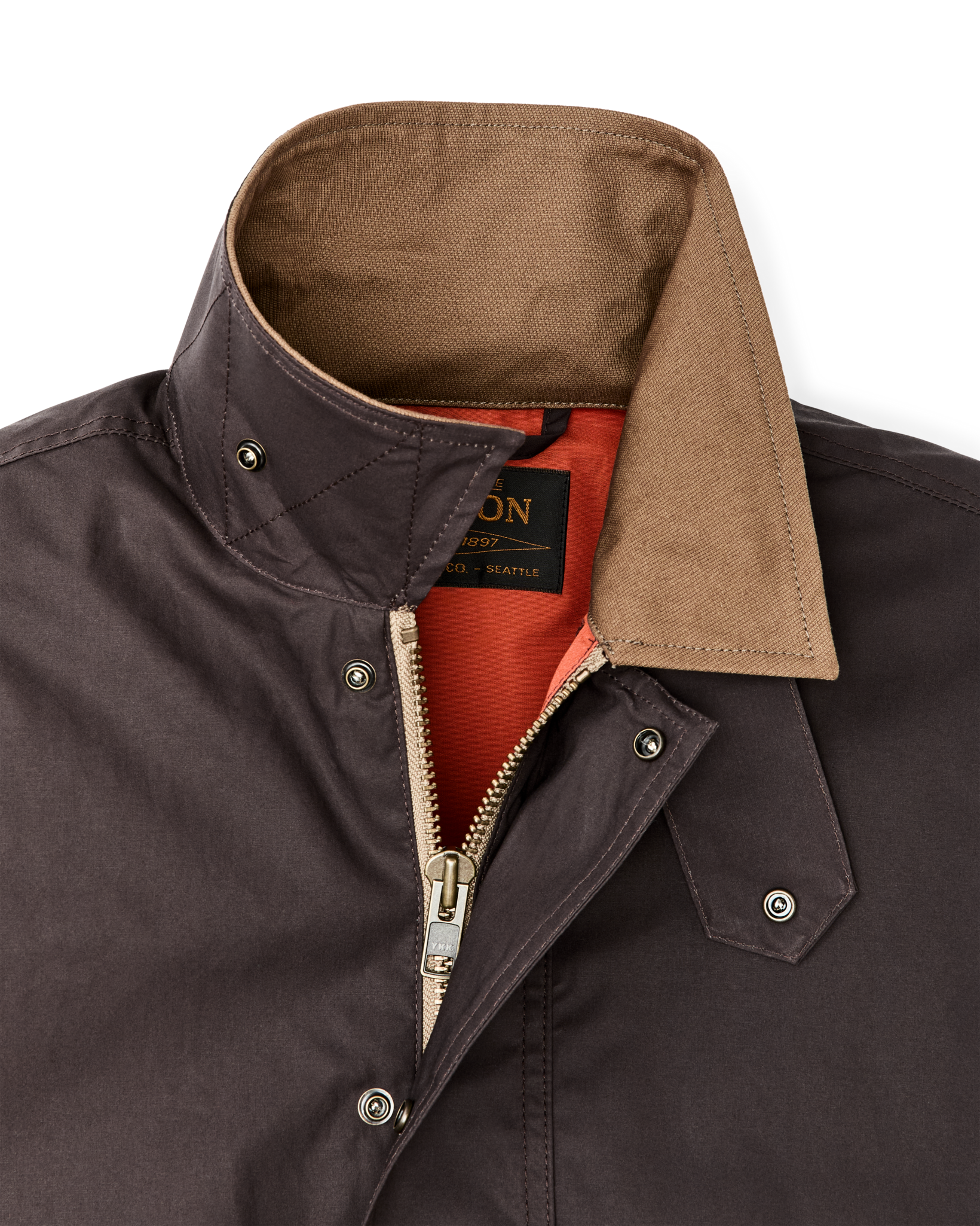 Dry Wax Short Field Jacket - Dark Brown - Image 9