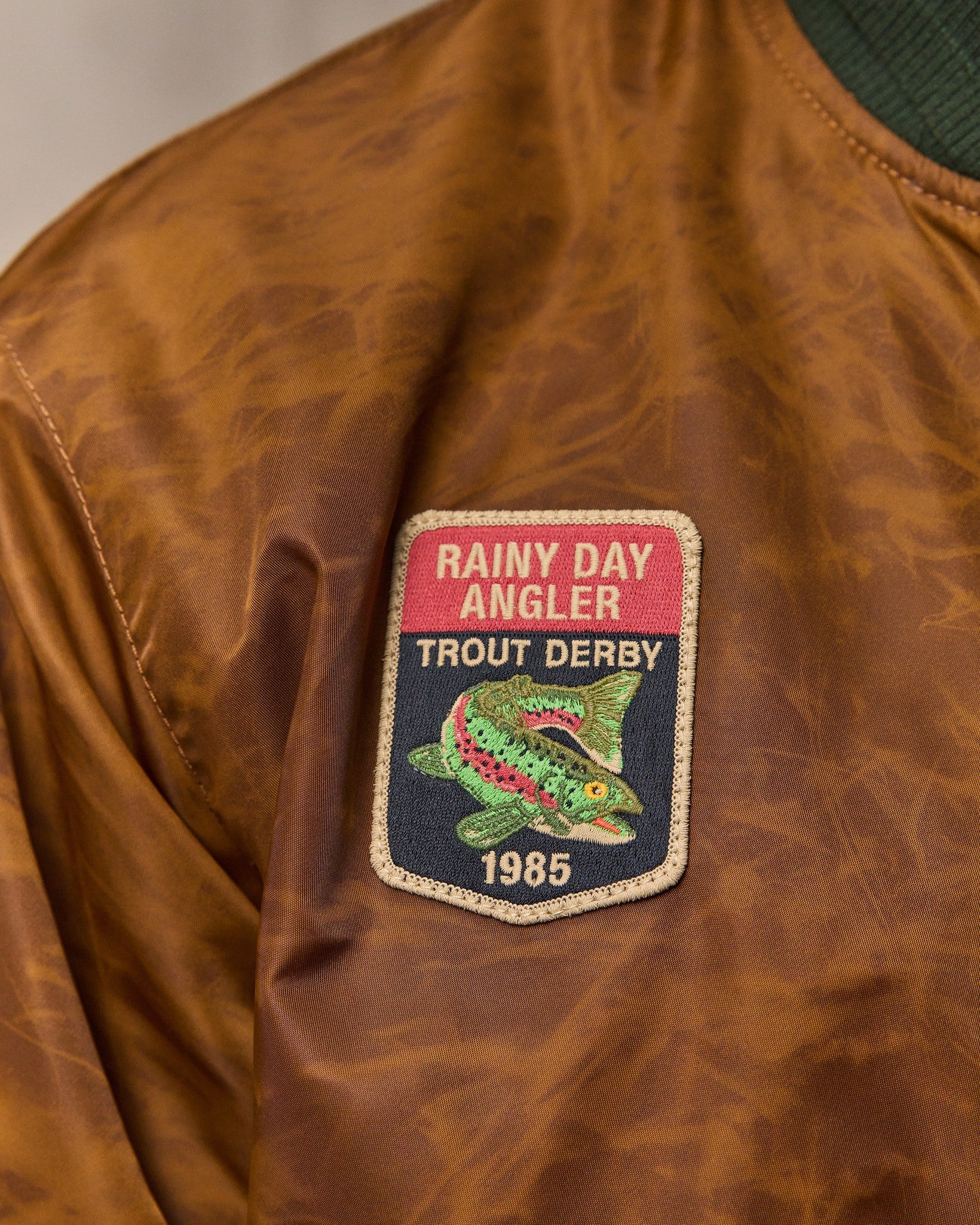 Embroidered Montlake Jacket - Whiskey - Image 9