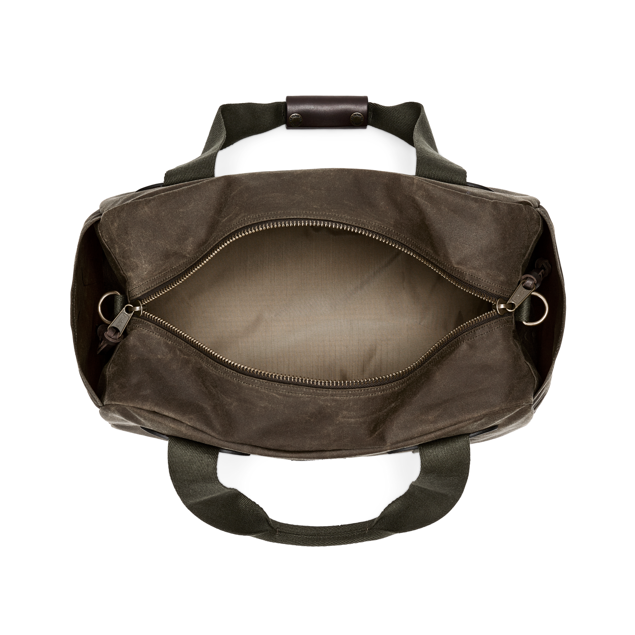 Small Tin Cloth Duffle Bag - Otter Green - Image 8